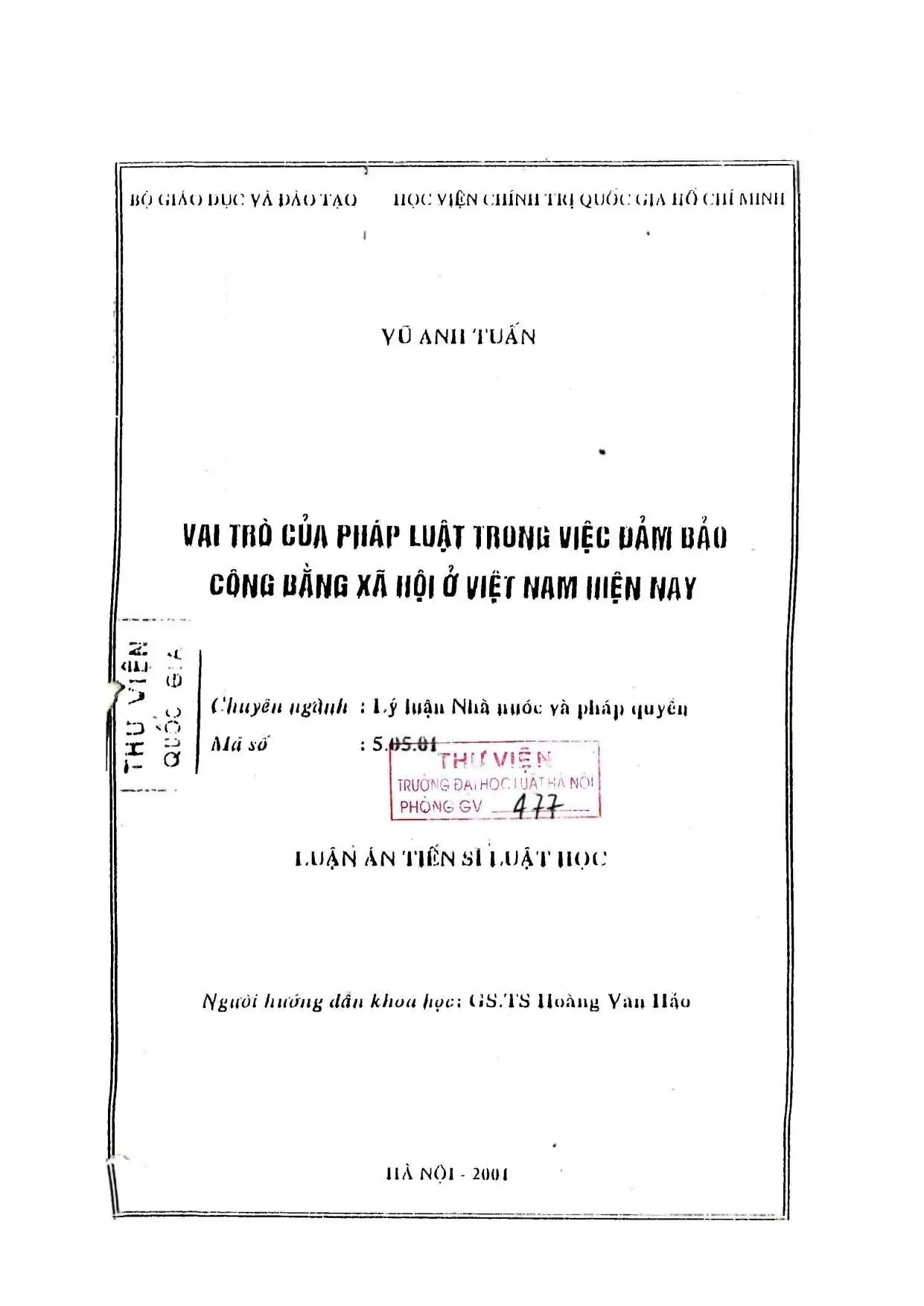 Vai trò pháp luật trong đảm bảo công bằng xã hội Việt Nam