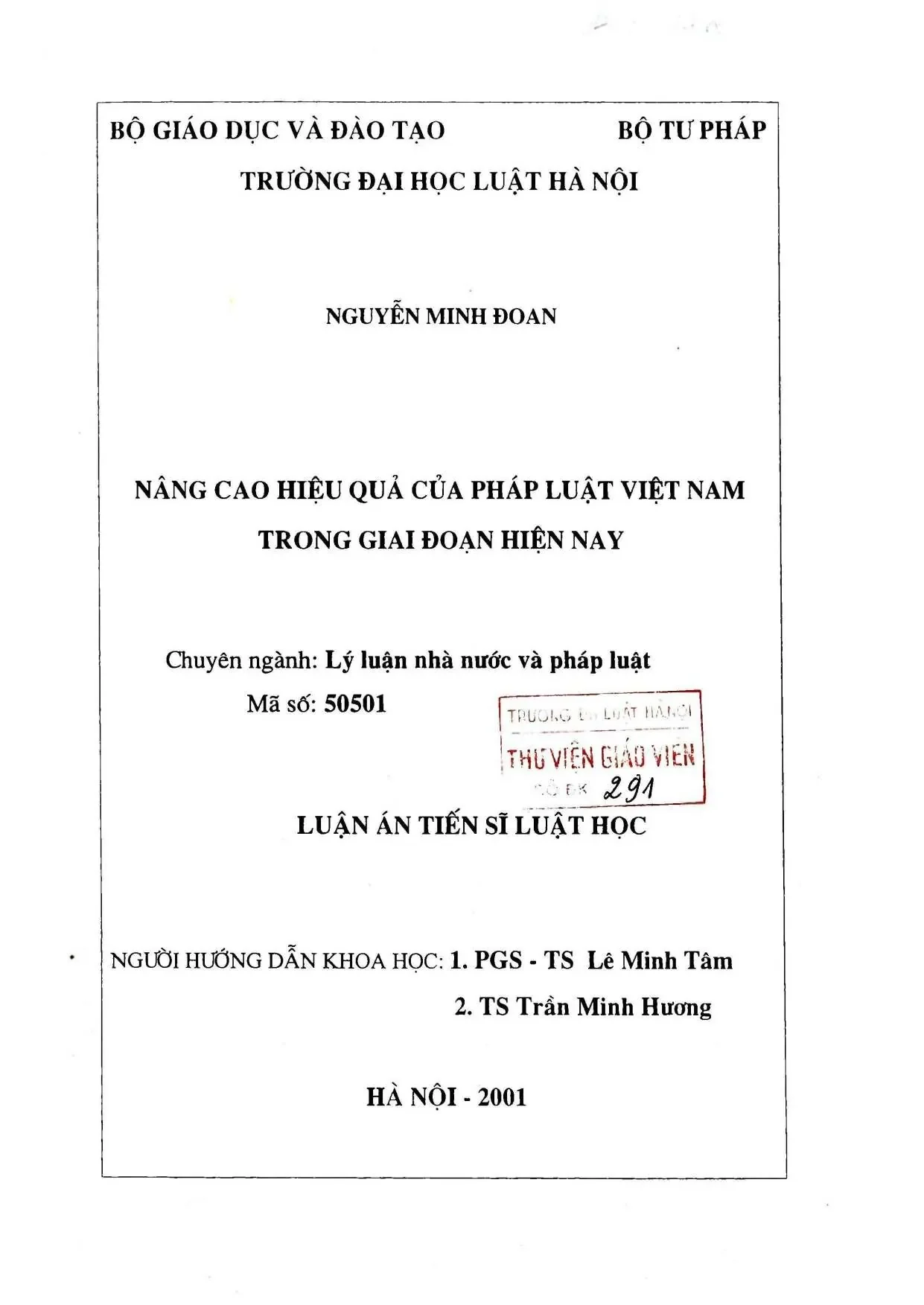 Nâng cao hiệu quả pháp luật Việt Nam hiện nay