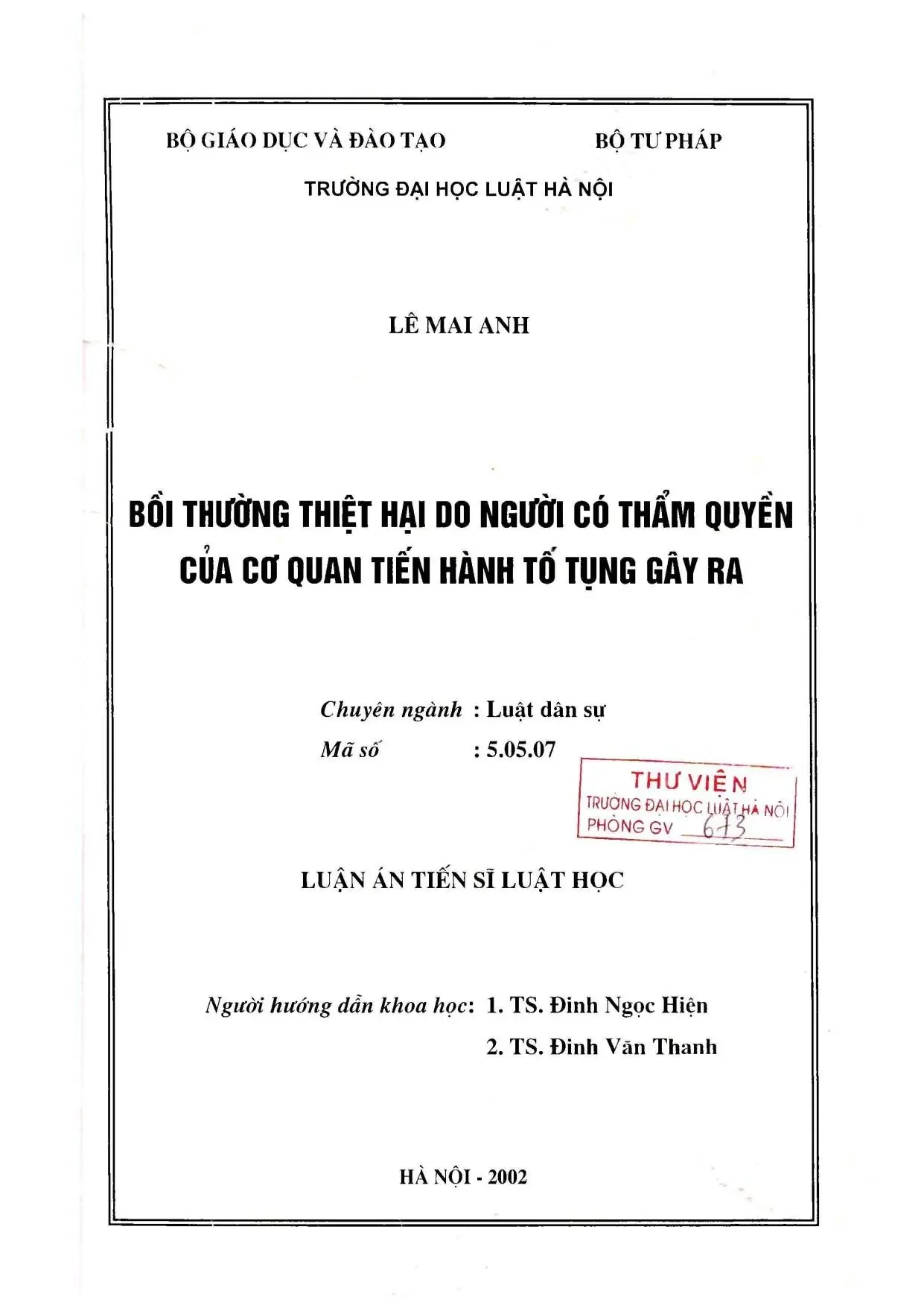 Bồi thường thiệt hại trong tố tụng tại Việt Nam