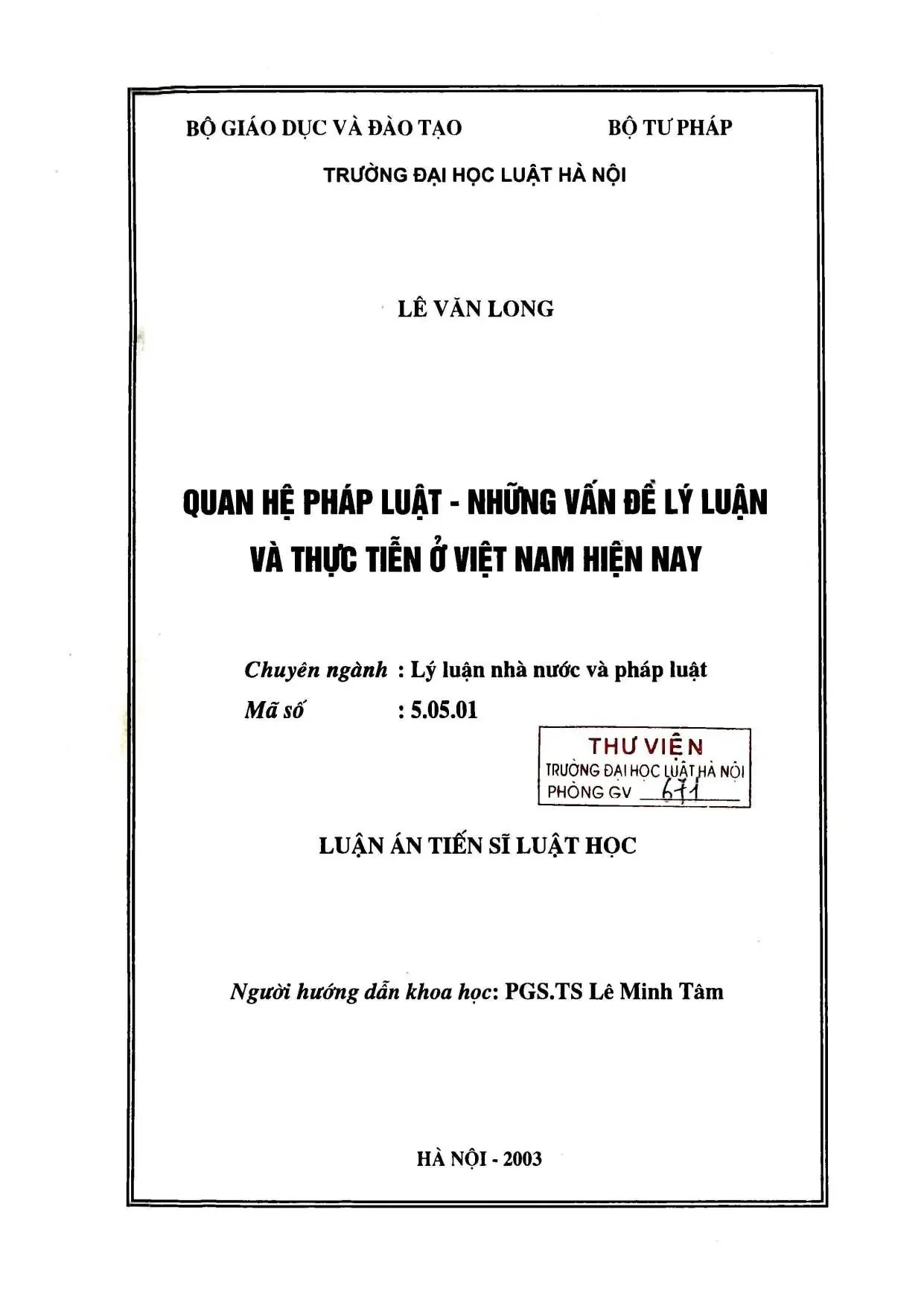Quan hệ pháp luật: Lý luận và thực tiễn tại Việt Nam