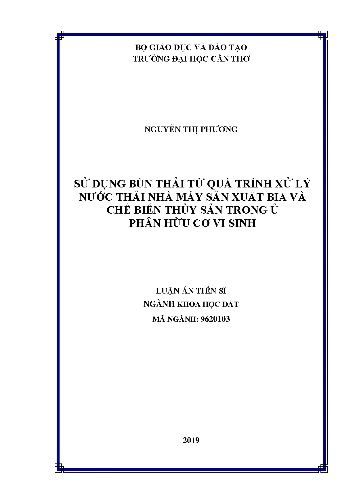 Tái chế bùn thải nhà máy bia và thủy sản thành phân hữu cơ vi sinh