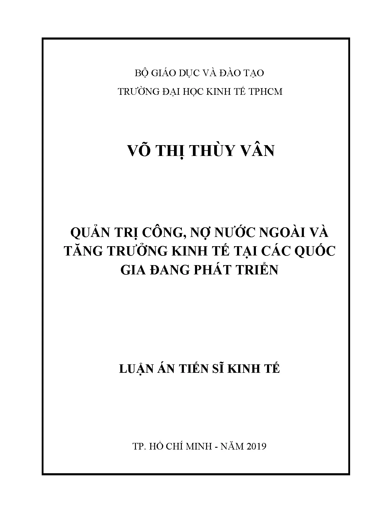 Quản trị công nợ nước ngoài và tăng trưởng kinh tế