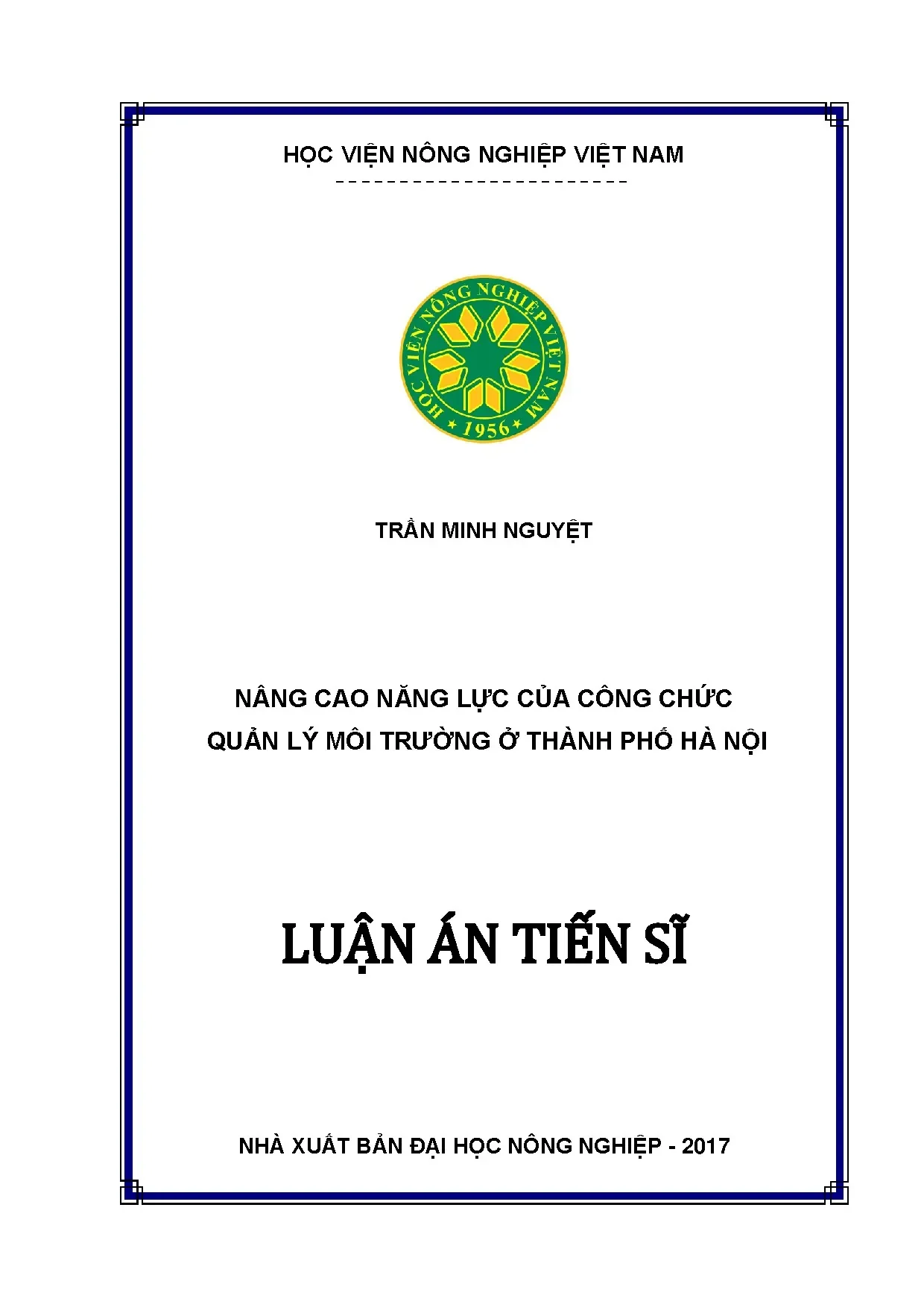 Nâng cao năng lực công chức quản lý môi trường Hà Nội