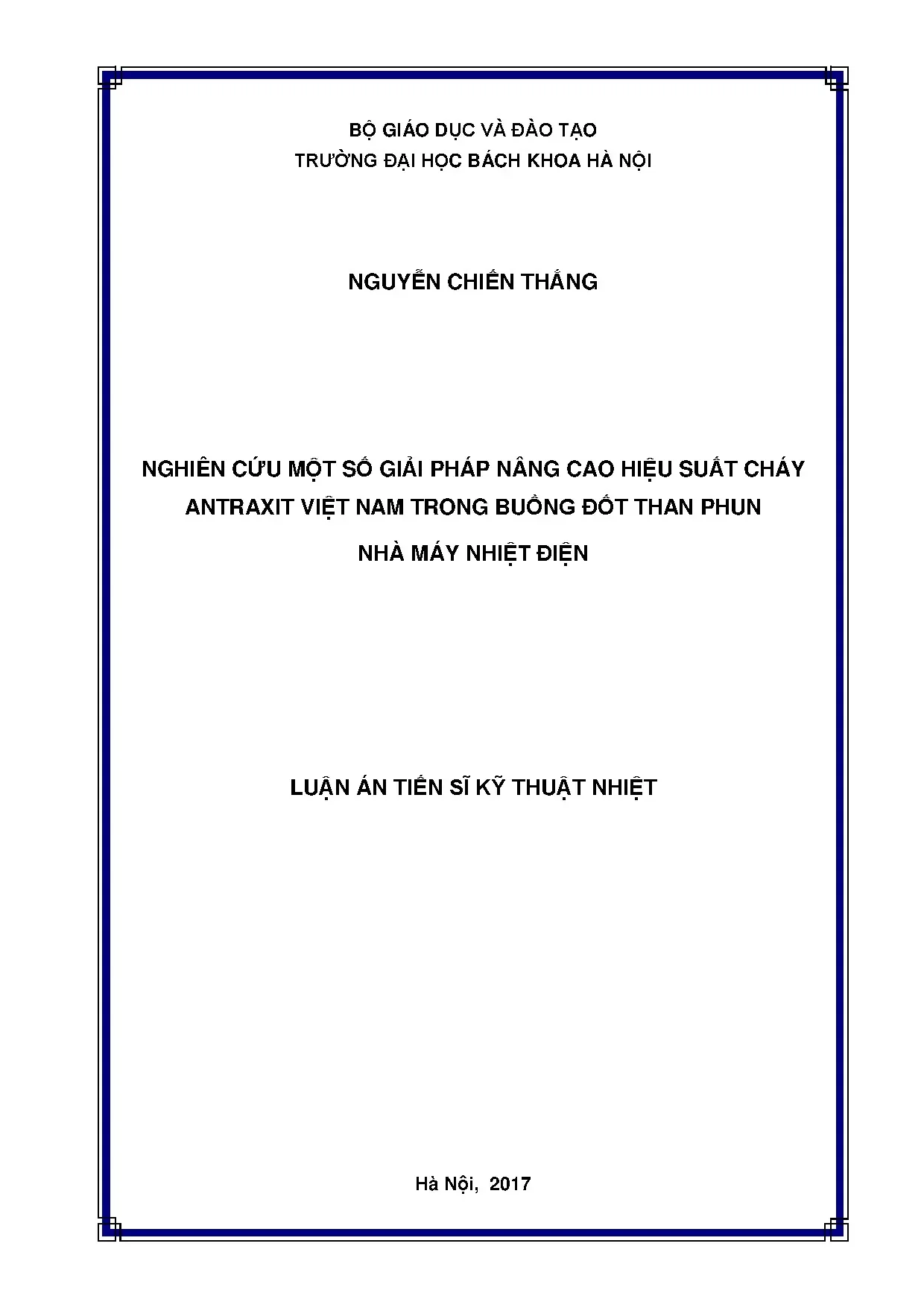 Giải pháp nâng cao hiệu suất cháy antraxit trong lò than phun