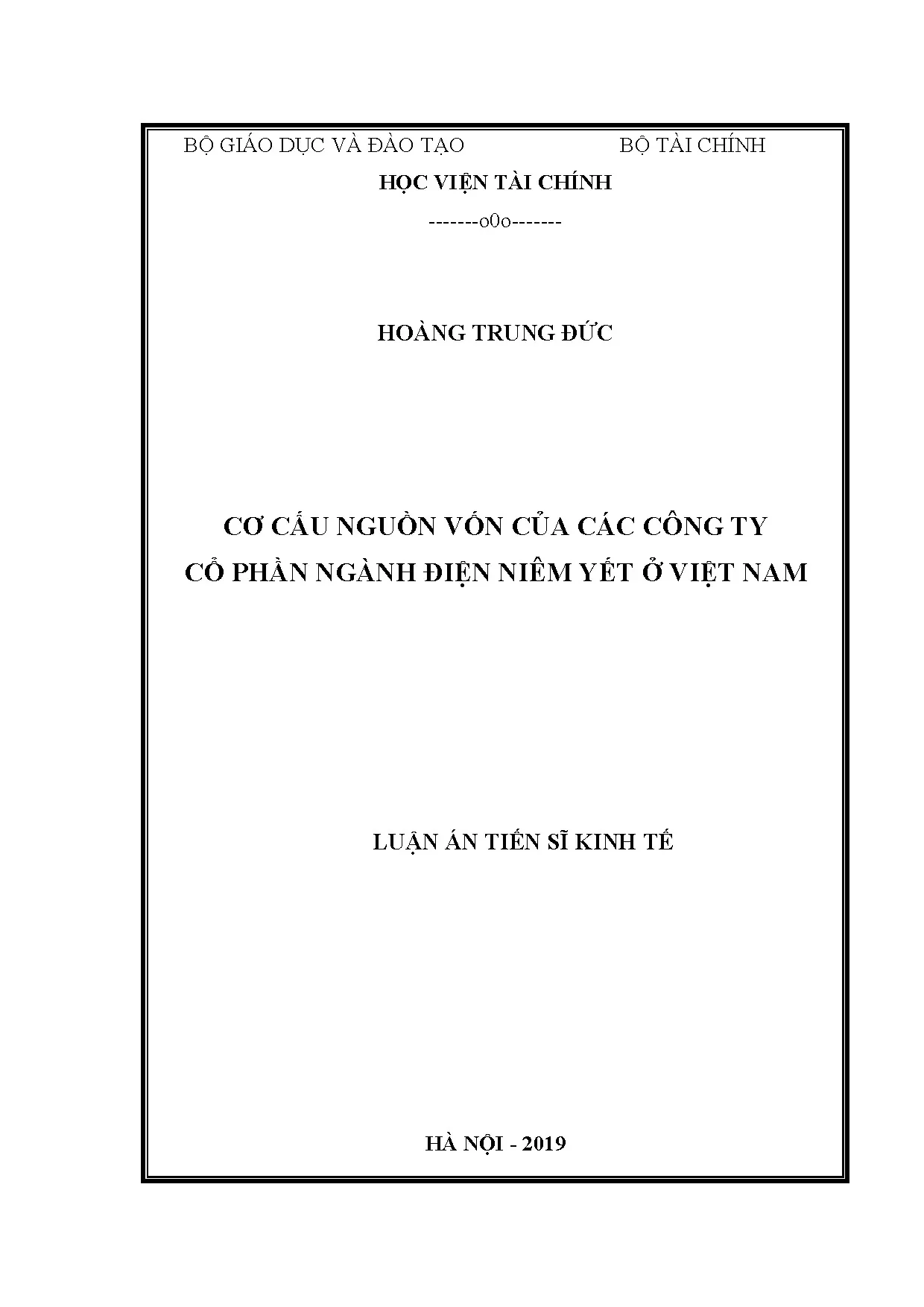 Cơ cấu nguồn vốn các công ty cổ phần ngành điện niêm yết