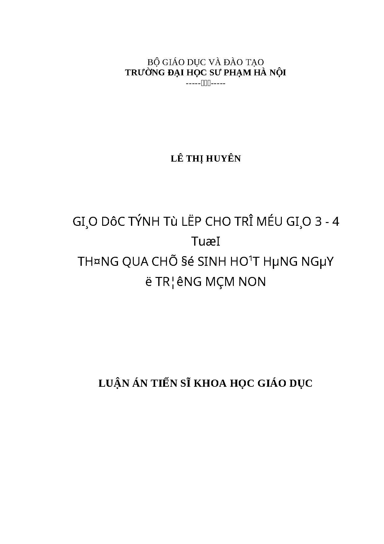 Giáo dục tính tự lập trẻ 3-4 tuổi qua sinh hoạt hàng ngày