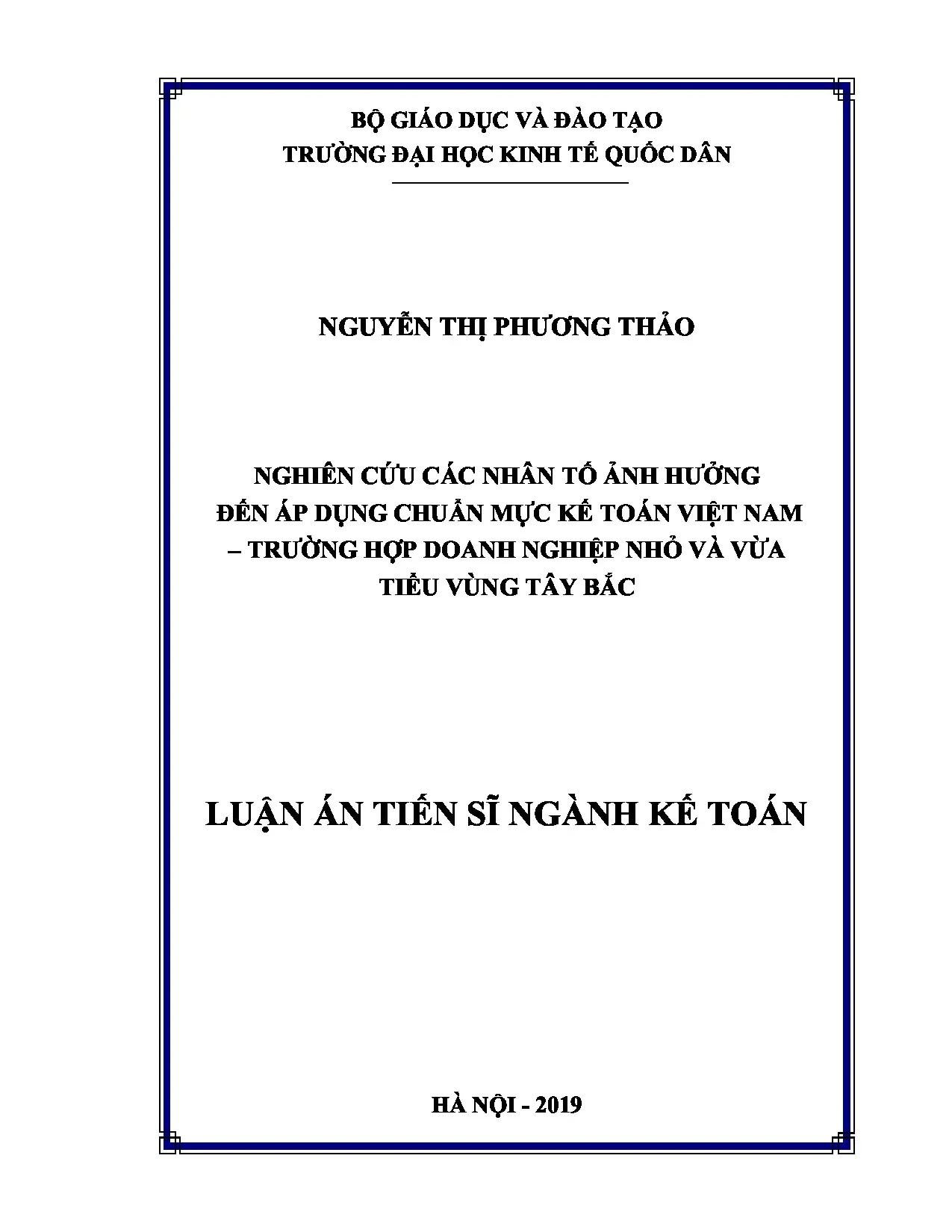 Nhân tố ảnh hưởng chuẩn mực kế toán cho DNNVV Việt Nam