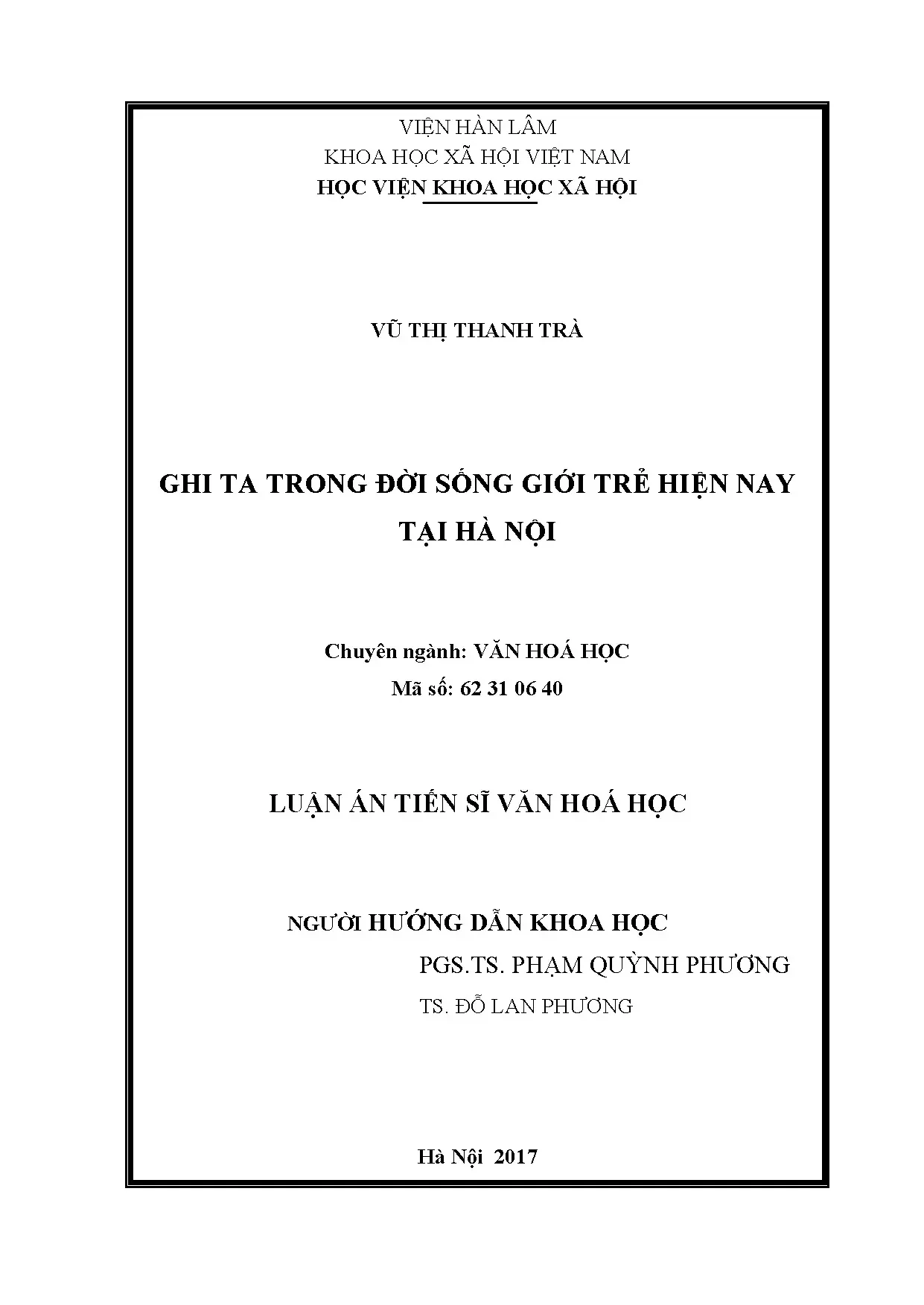Ghi ta trong đời sống giới trẻ Hà Nội: Nghiên cứu văn hóa