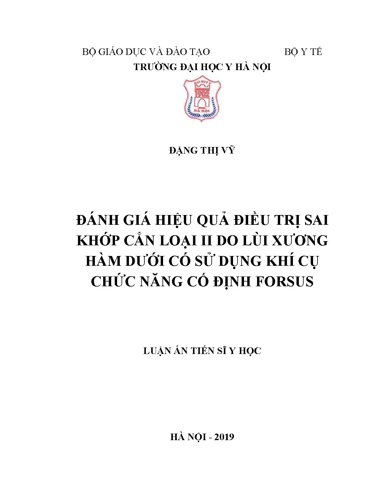 Đánh giá hiệu quả điều trị sai khớp cắn loại II bằng khí cụ Forsus