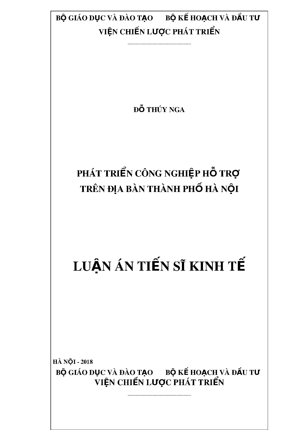 Phát triển công nghiệp hỗ trợ trên địa bàn thành phố Hà Nội