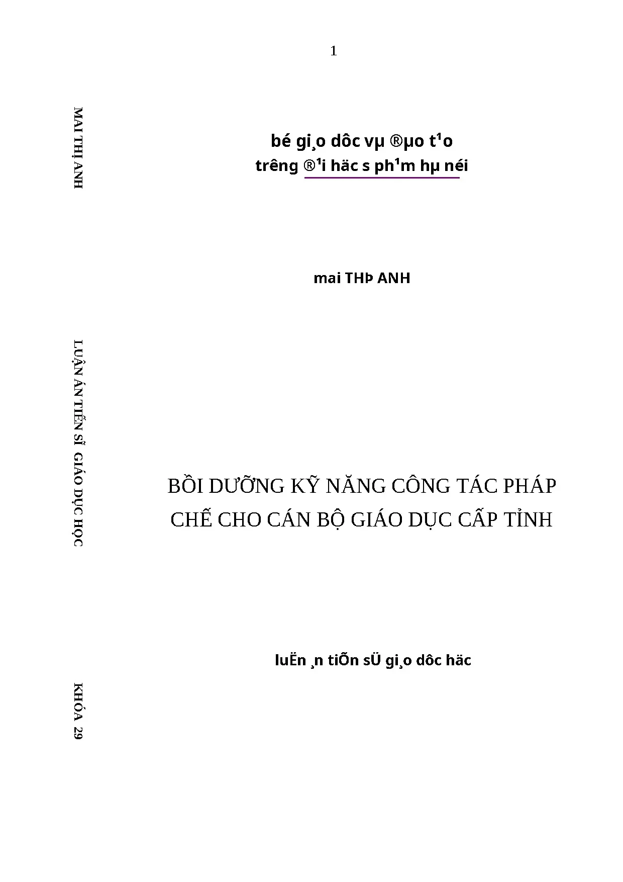 Bồi dưỡng kỹ năng công tác pháp chế cho cán bộ giáo dục
