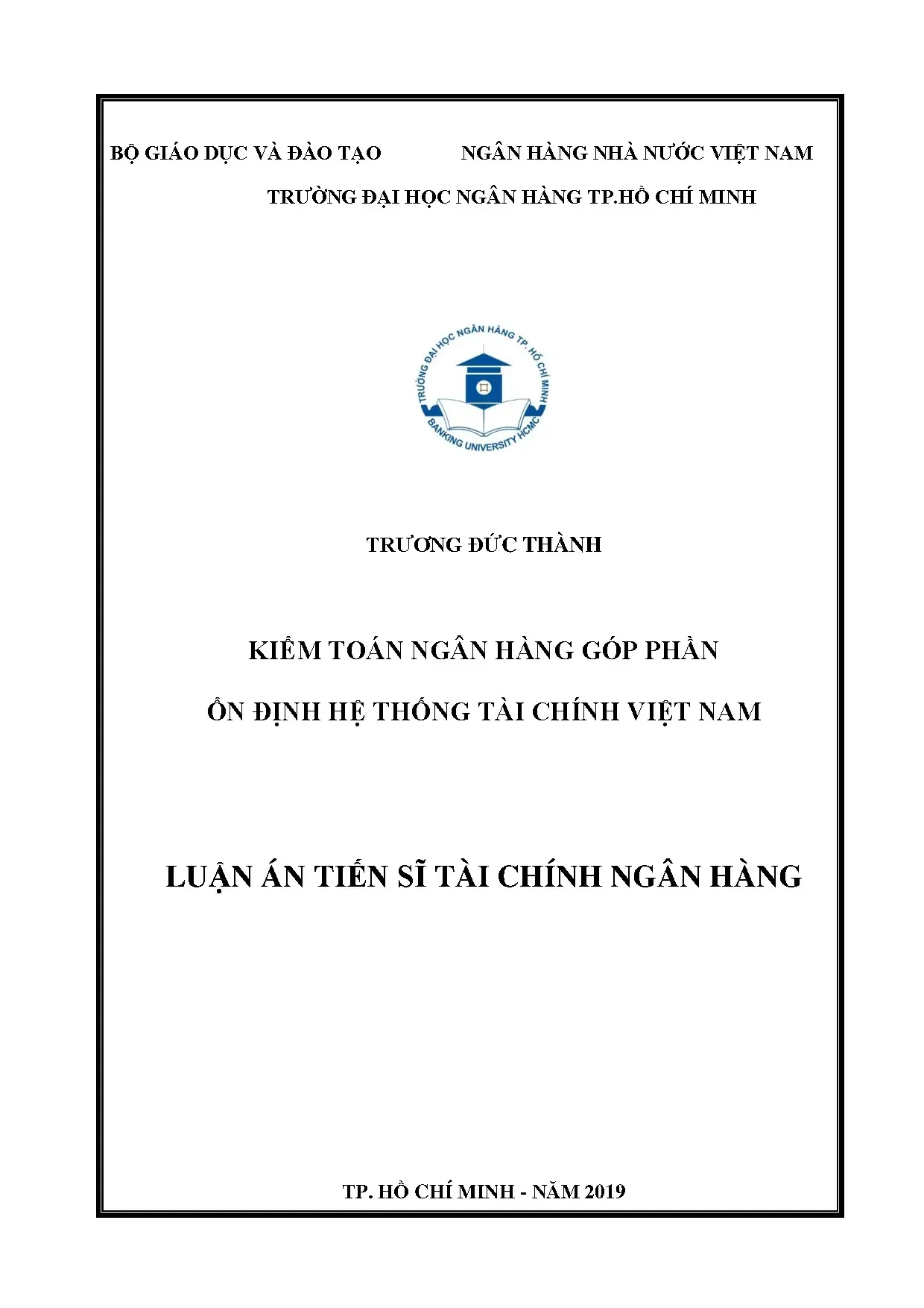 Vai trò của kiểm toán ngân hàng trong ổn định hệ thống tài chính Việt Nam