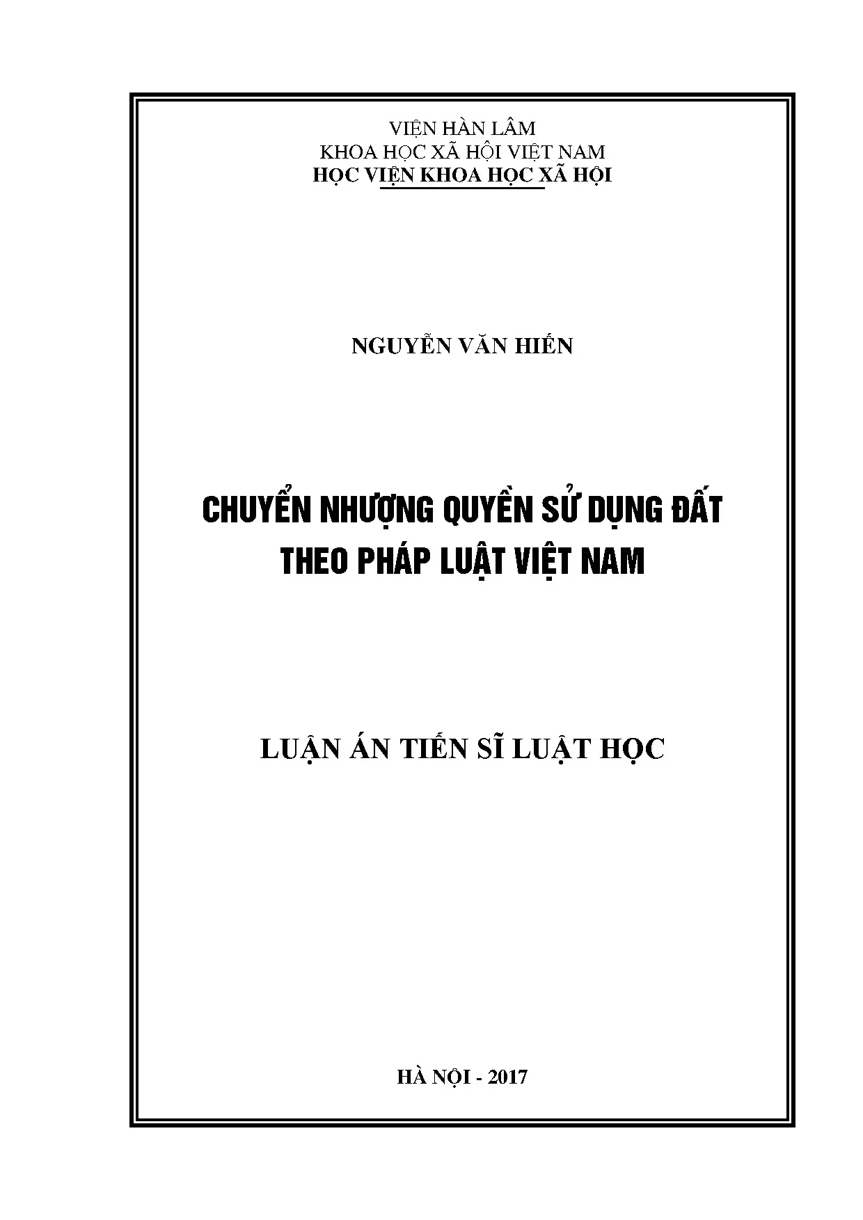 Chuyển nhượng quyền sử dụng đất theo pháp luật Việt Nam