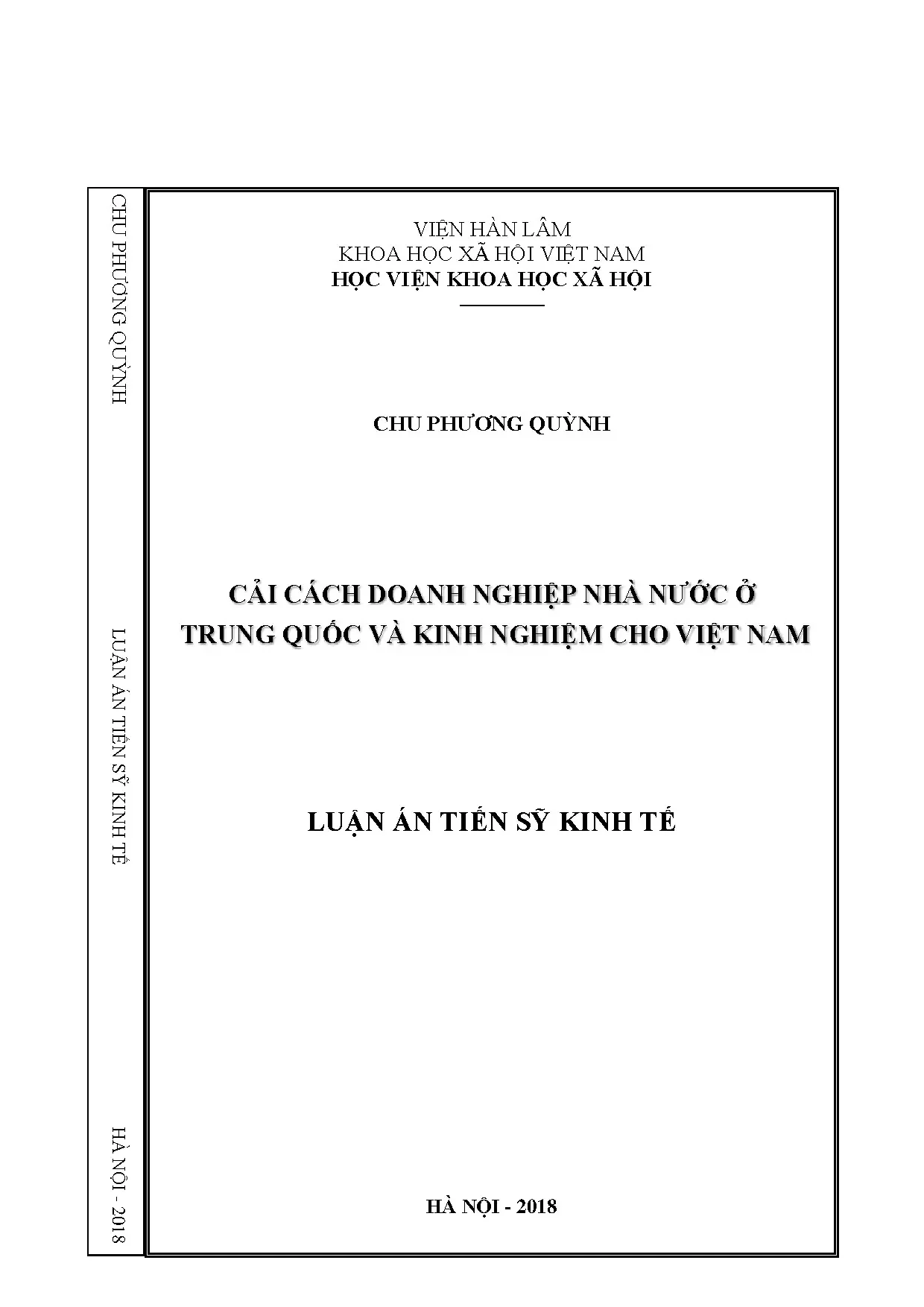 Cải cách DNNN Trung Quốc & Kinh nghiệm cho Việt Nam