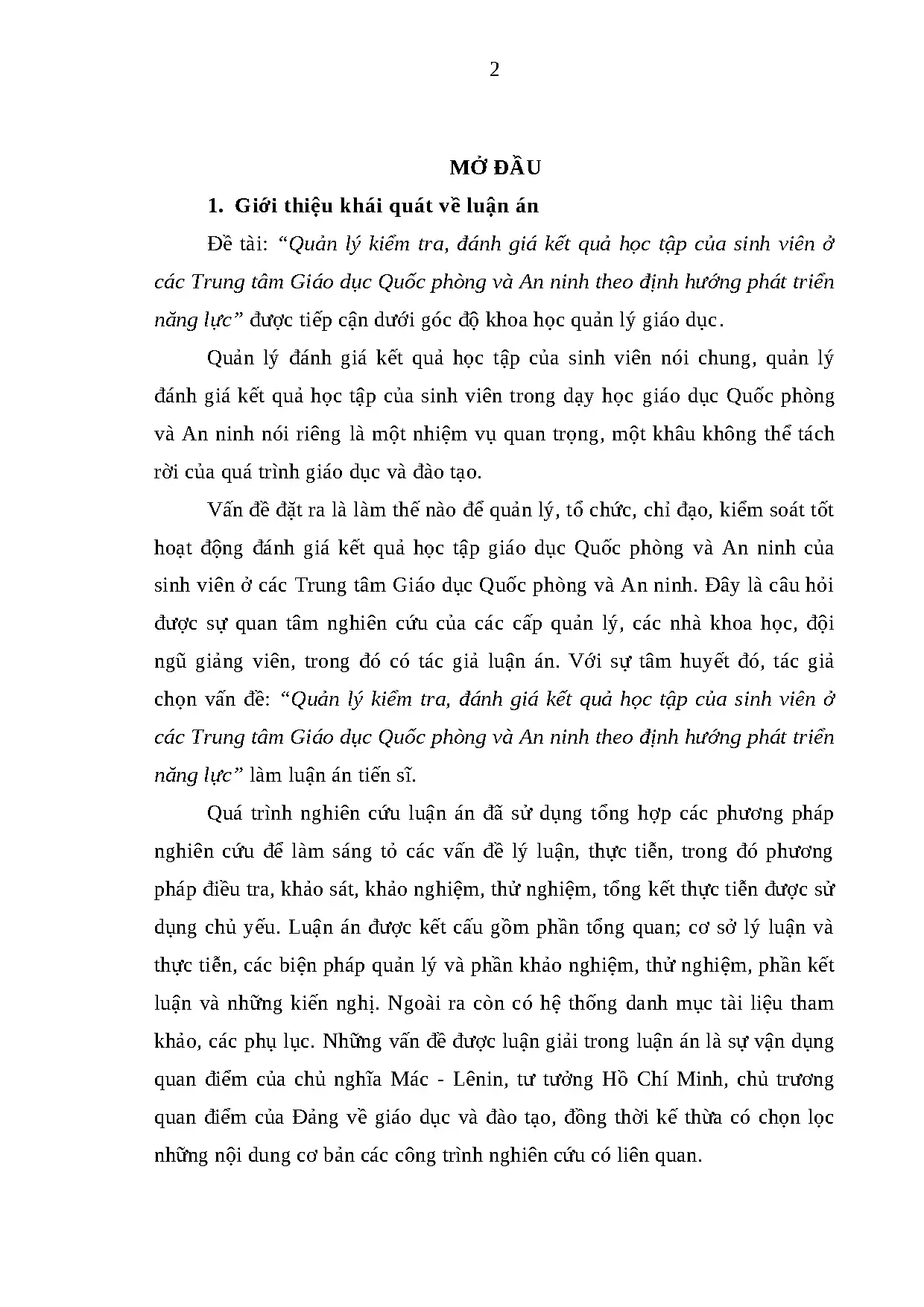 Quản lý đánh giá kết quả học tập theo định hướng năng lực