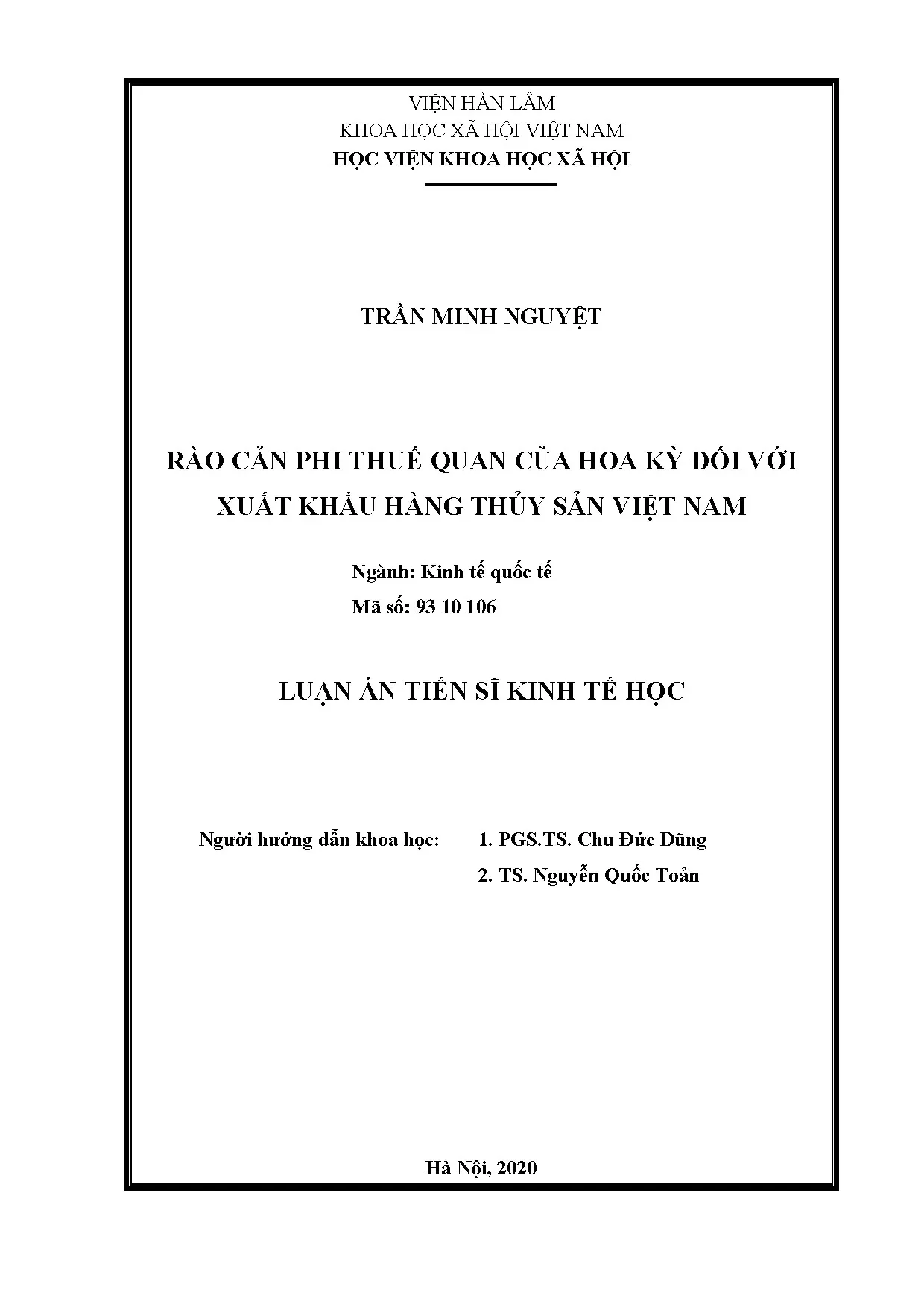 Rào cản phi thuế quan của Hoa Kỳ đối với xuất khẩu thủy sản Việt Nam