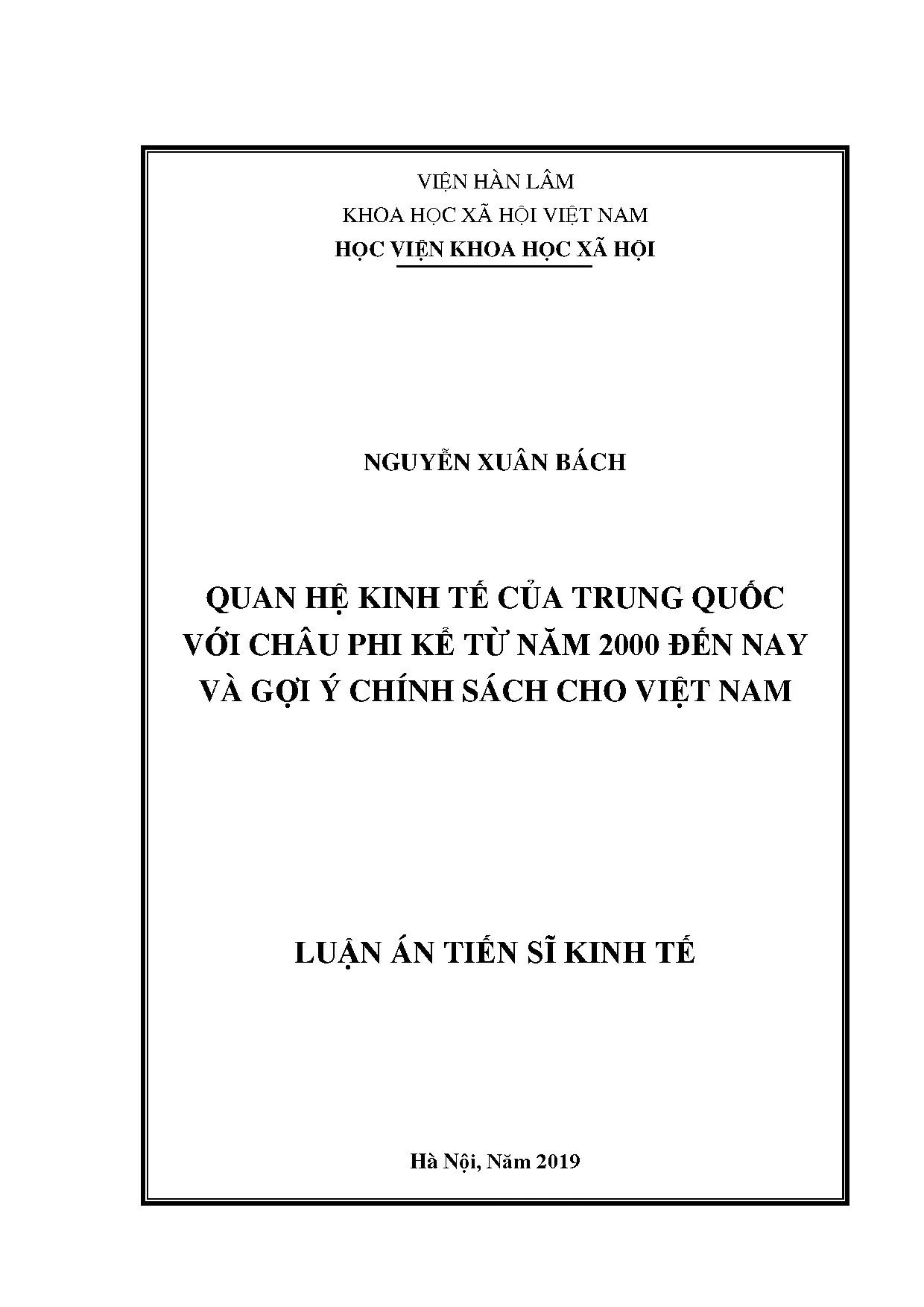 Quan hệ kinh tế Trung Quốc - Châu Phi từ 2000 đến nay