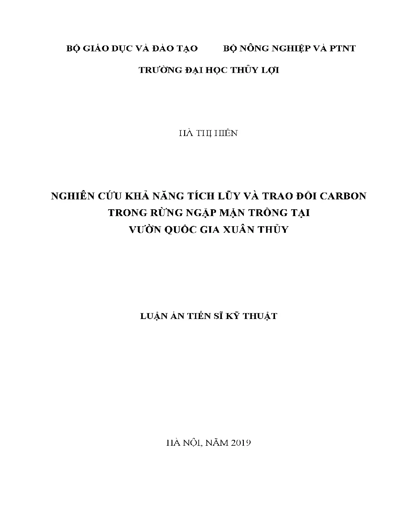 Nghiên cứu khả năng tích lũy và trao đổi carbon trong rừng n