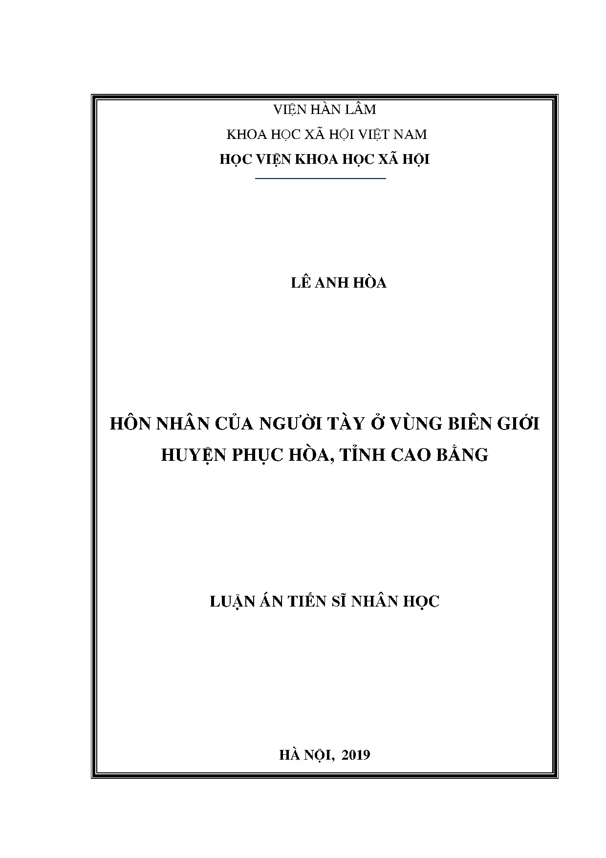Hôn nhân người Tày ở vùng biên giới Việt - Trung