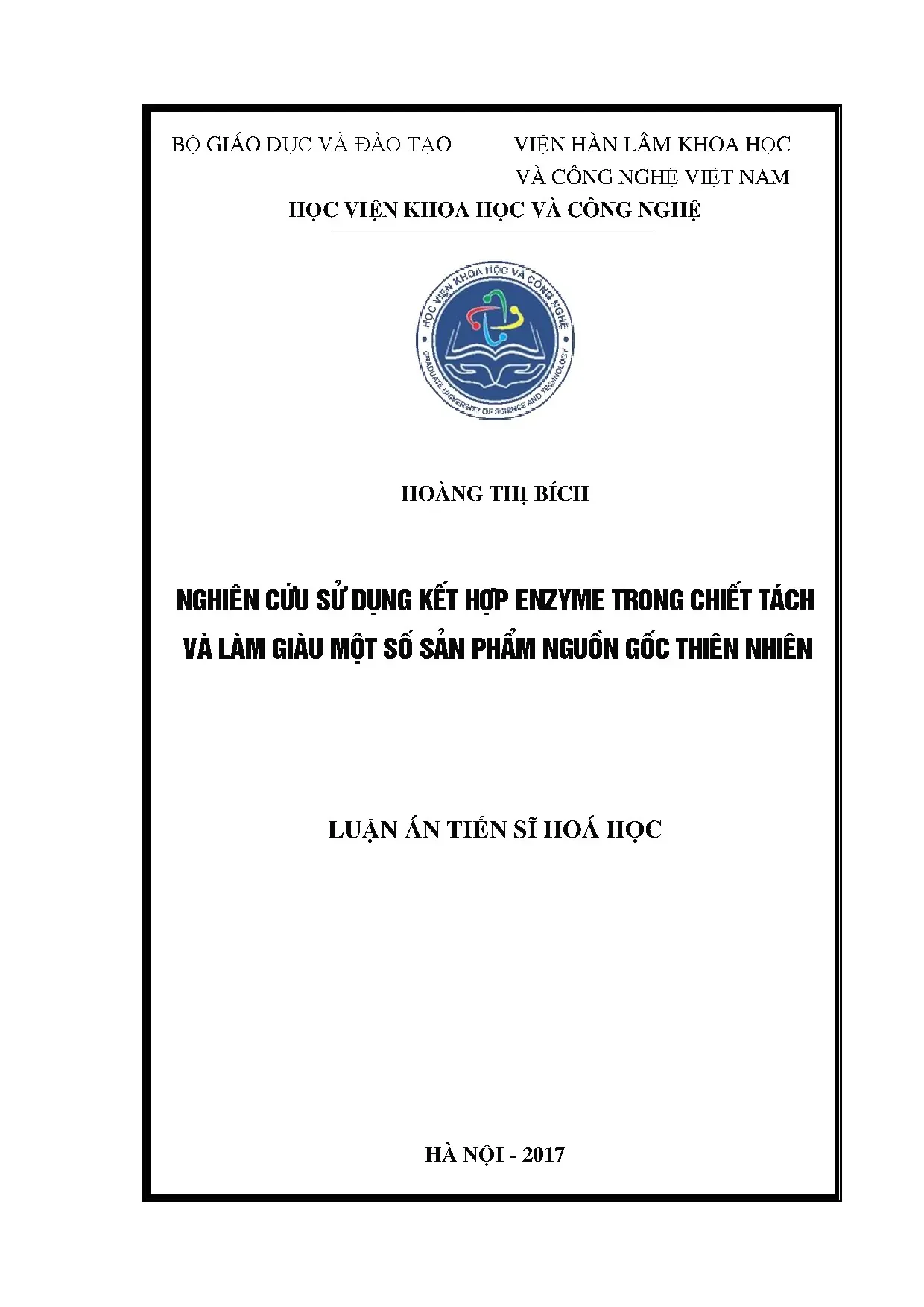 Nghiên cứu enzyme chiết tách làm giàu sản phẩm thiên nhiên