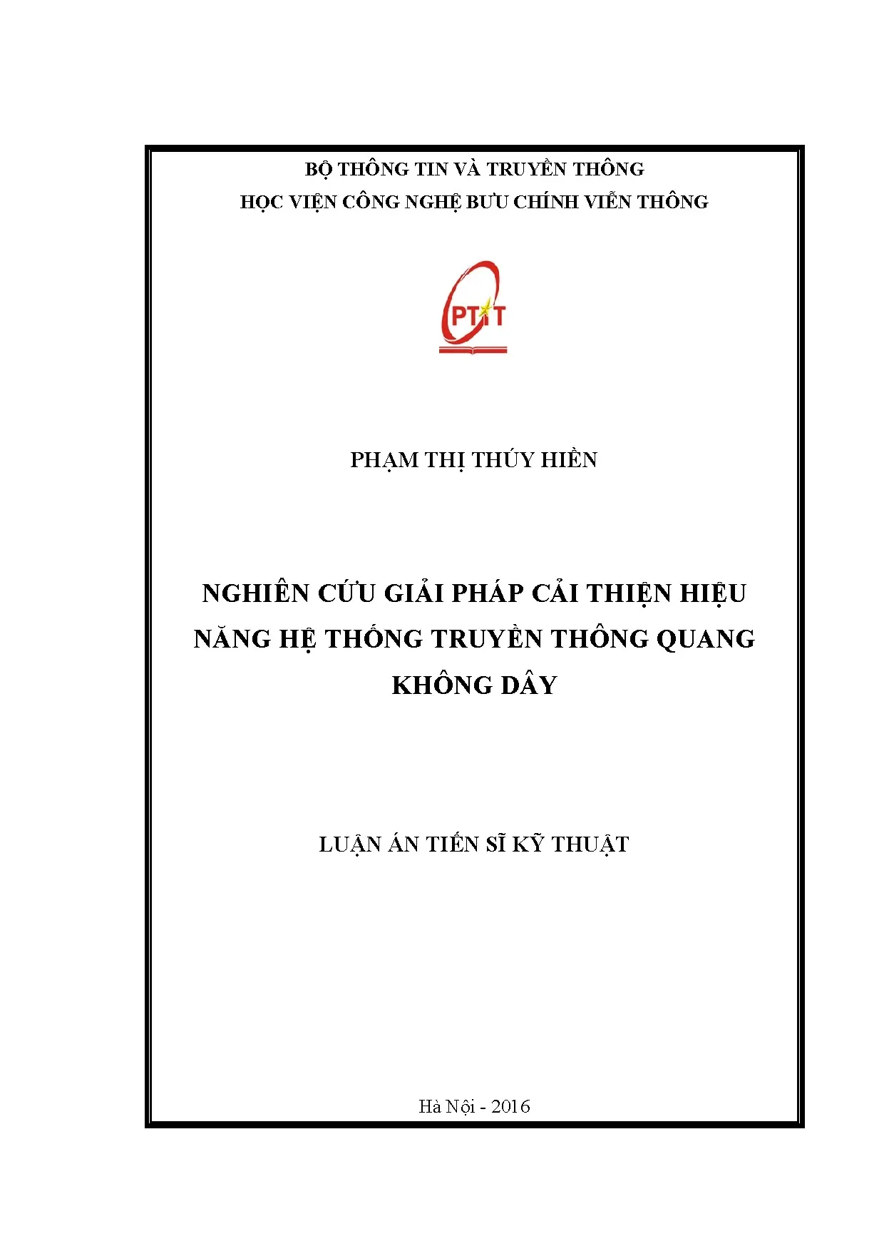 Cải thiện hiệu năng hệ thống truyền thông quang không dây