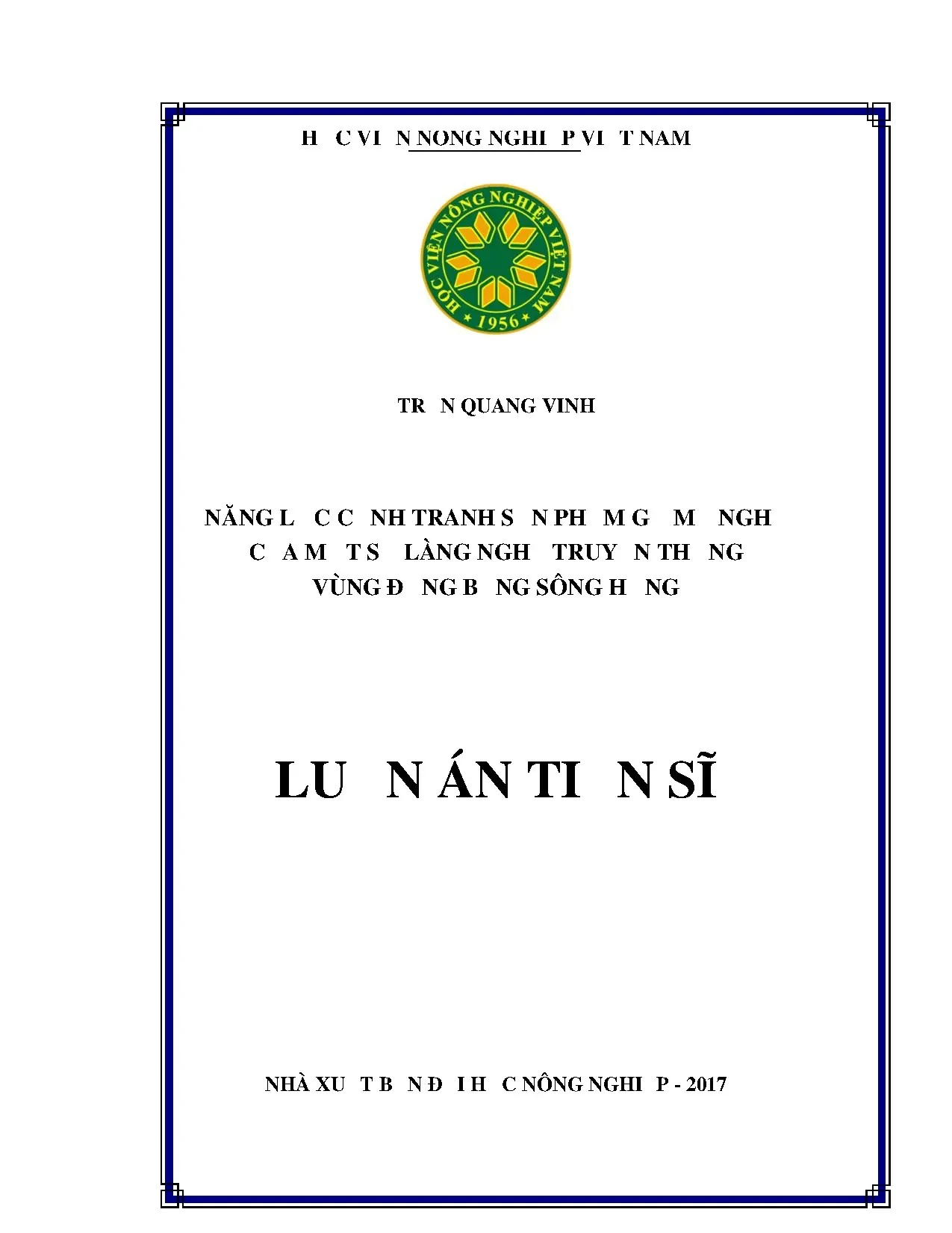 Năng lực cạnh tranh sản phẩm gỗ mỹ nghệ làng nghề truyền thống