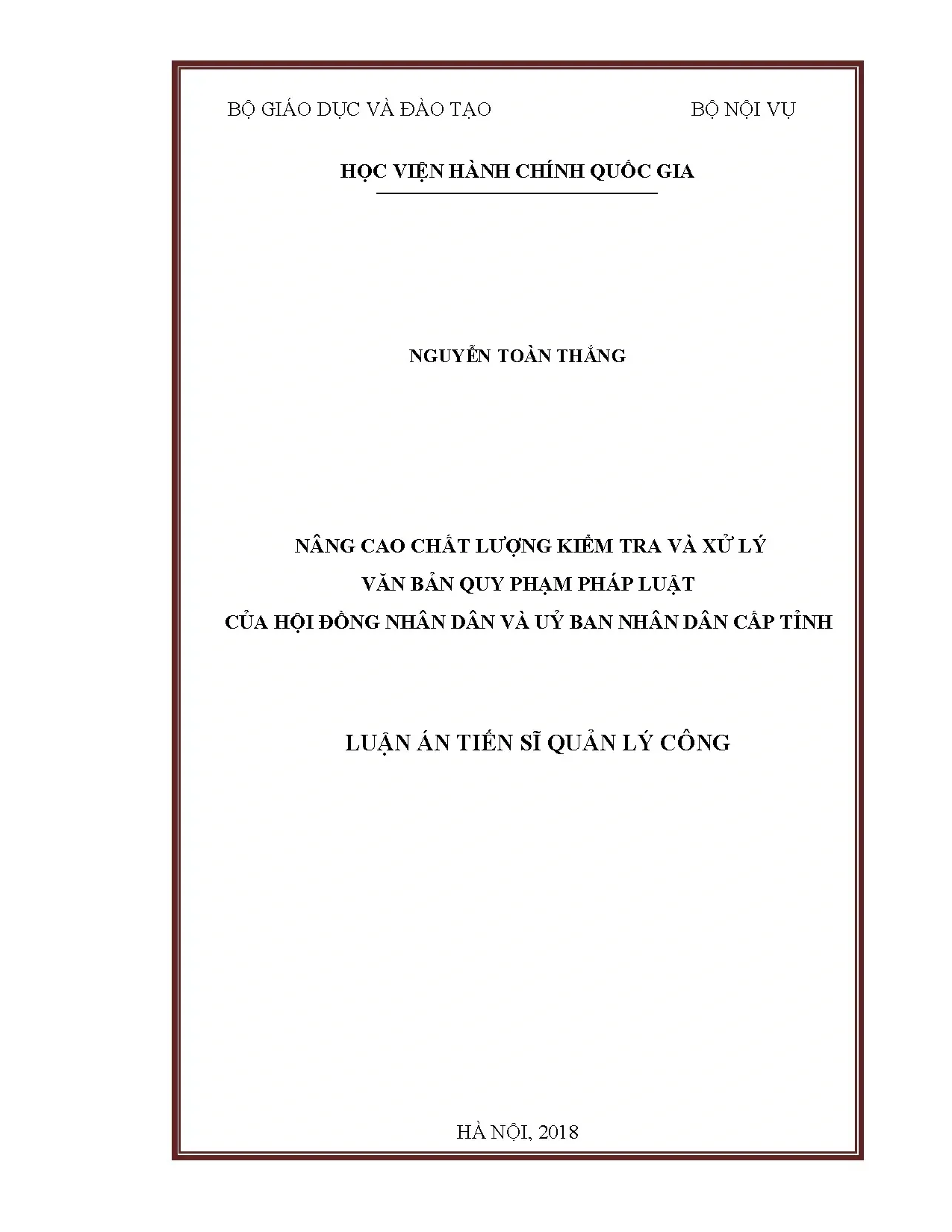 Kiểm tra xử lý văn bản quy phạm pháp luật HĐND UBND