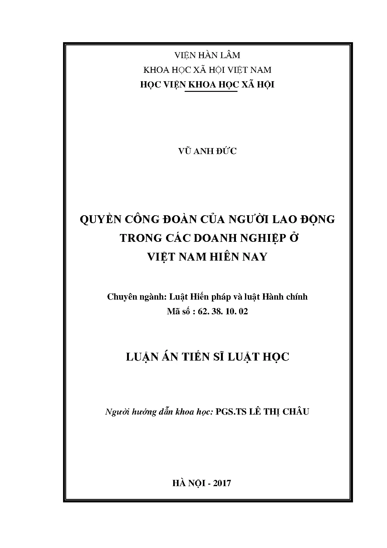Quyền công đoàn người lao động trong doanh nghiệp Việt Nam