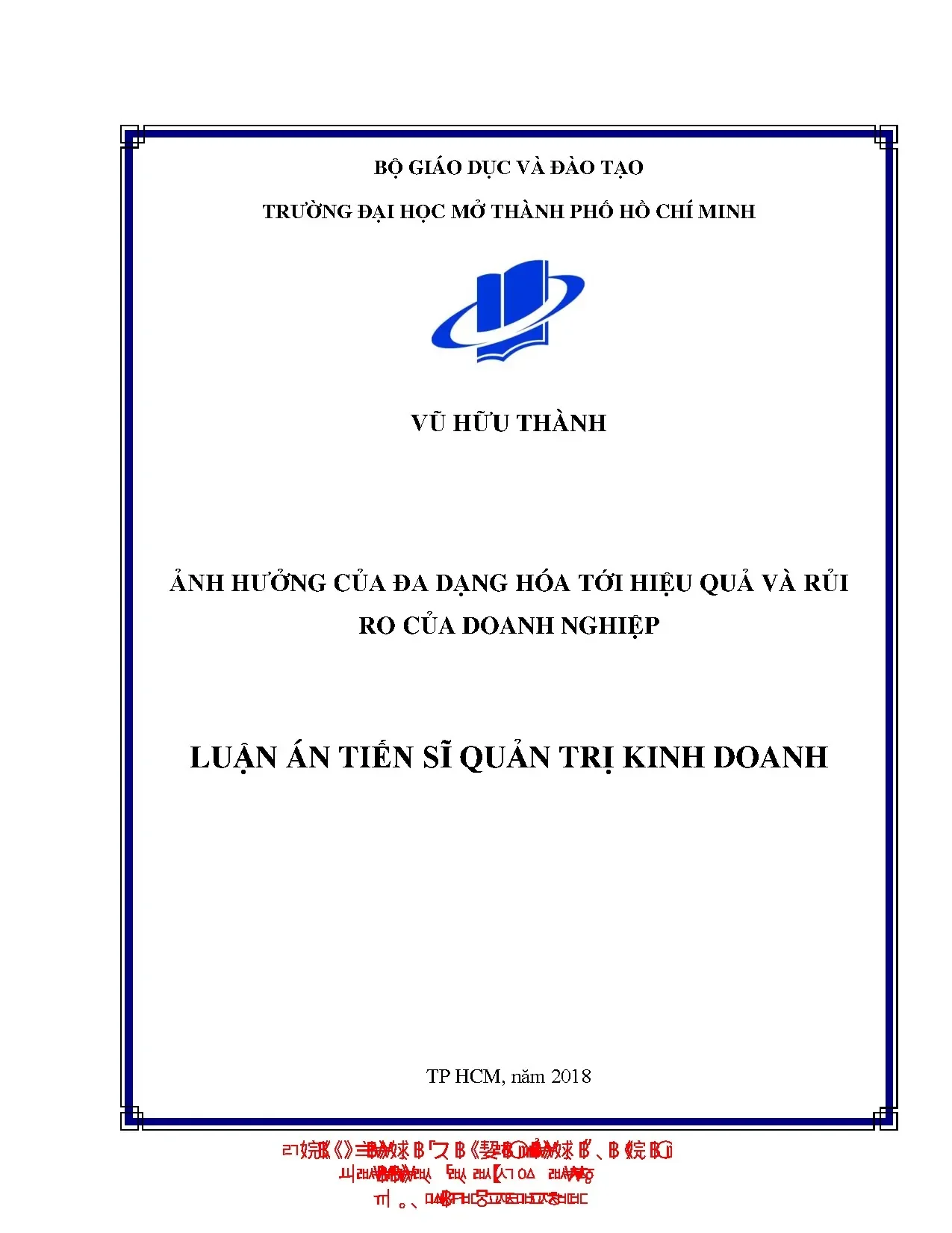 Ảnh hưởng đa dạng hóa tới hiệu quả và rủi ro DN