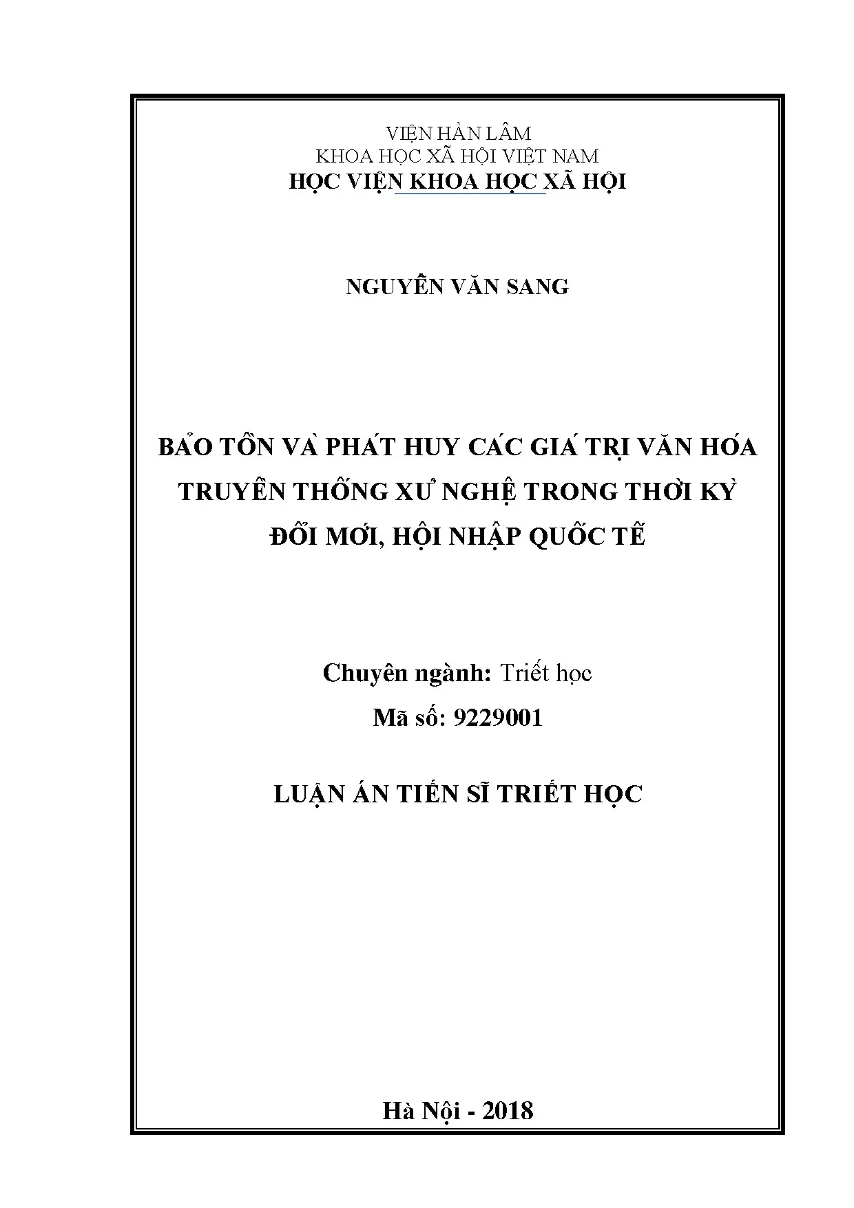 Bảo tồn, phát huy văn hóa truyền thống xứ Nghệ thời đổi mới
