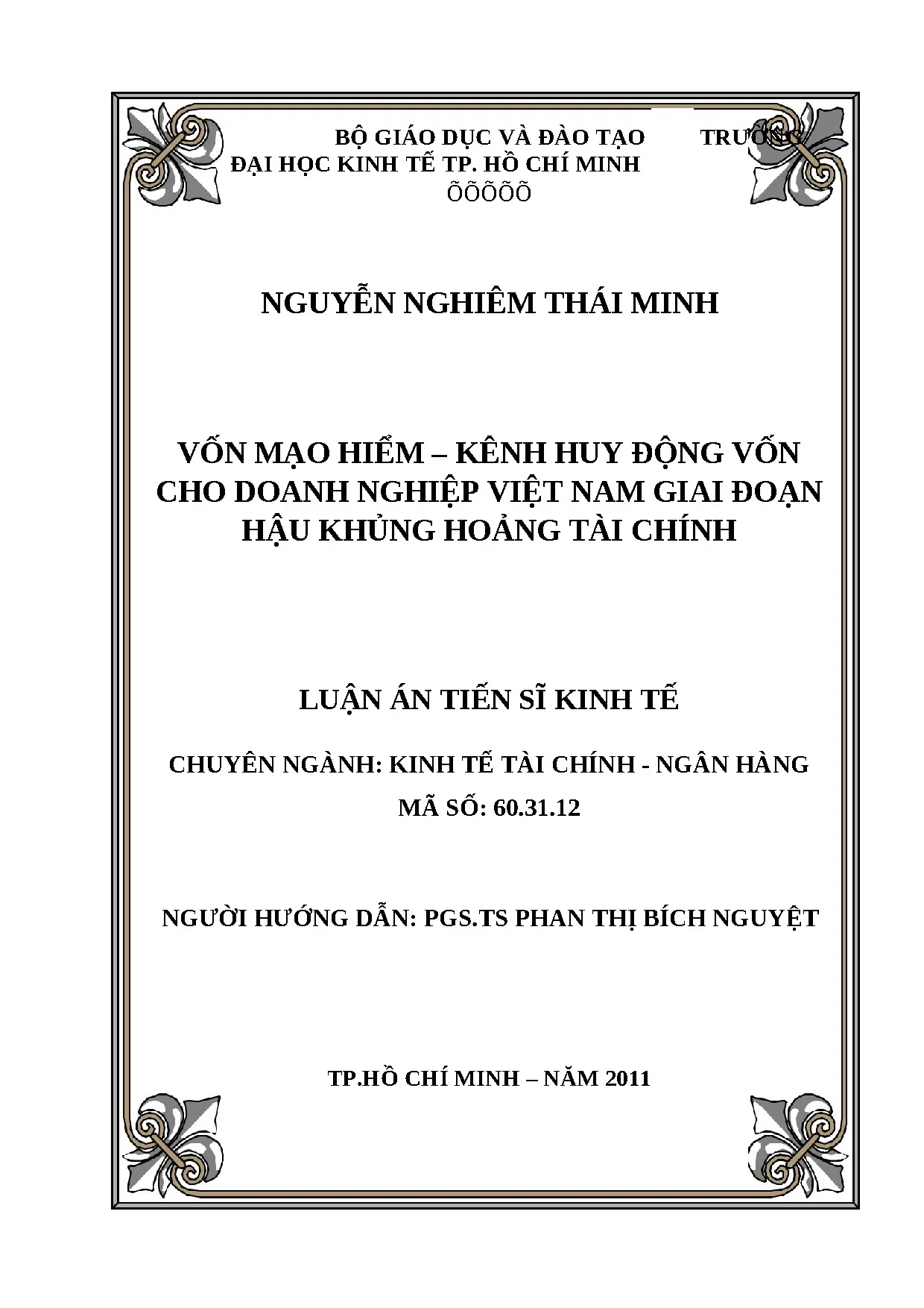 Vốn mạo hiểm: Kênh huy động vốn cho doanh nghiệp Việt Nam