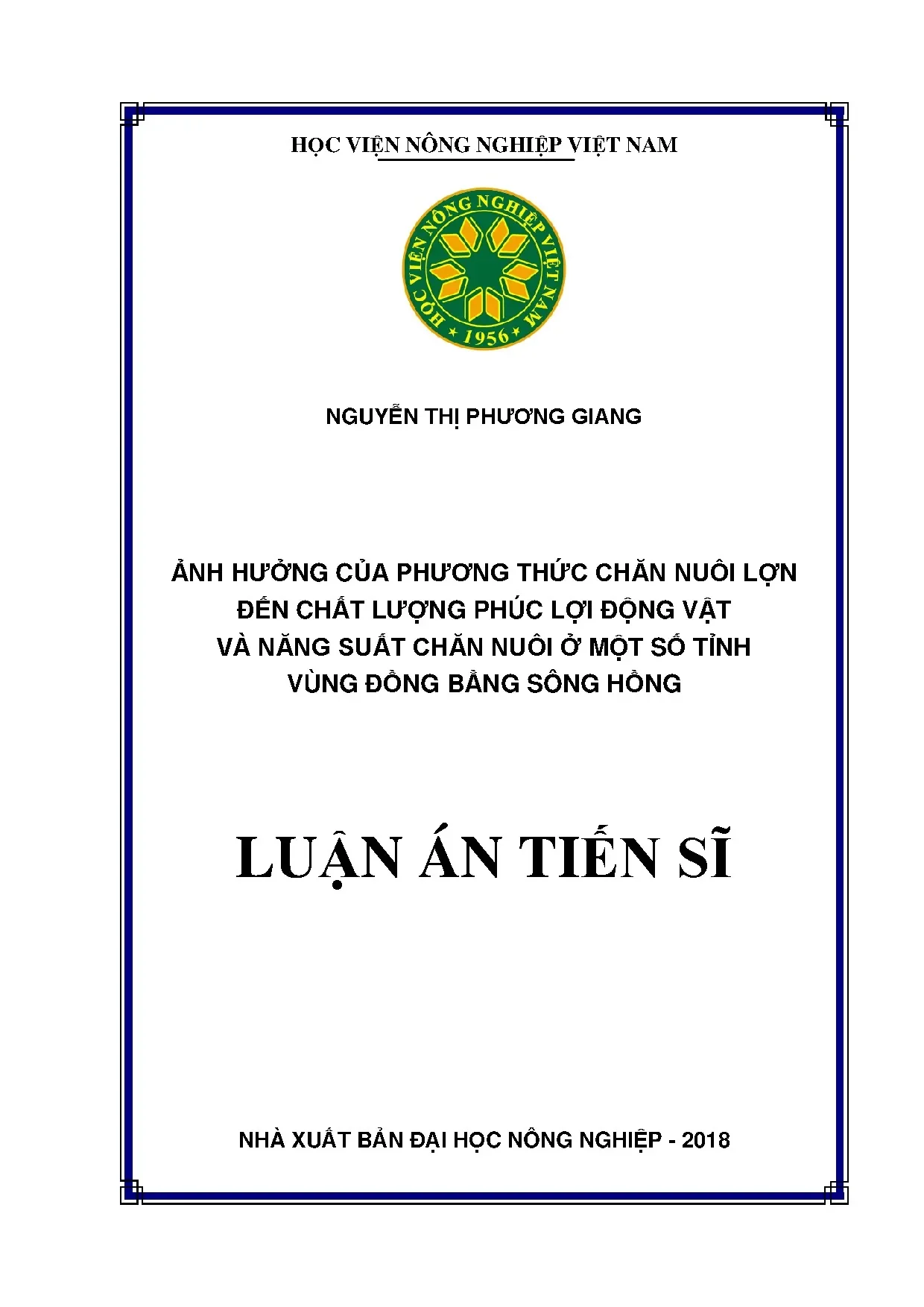 Ảnh hưởng chăn nuôi lợn đến phúc lợi và năng suất