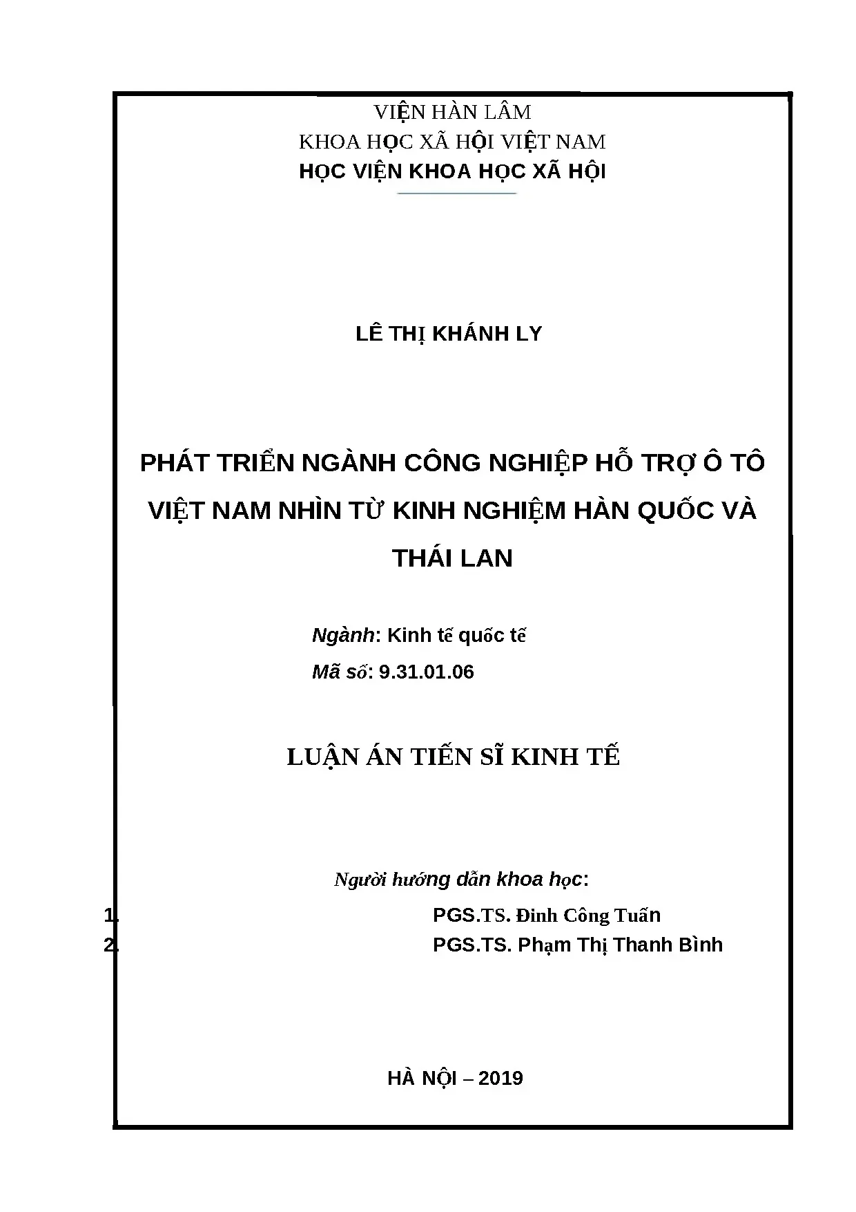 Công nghiệp hỗ trợ ô tô Việt Nam: Kinh nghiệm Hàn Quốc & Thái Lan