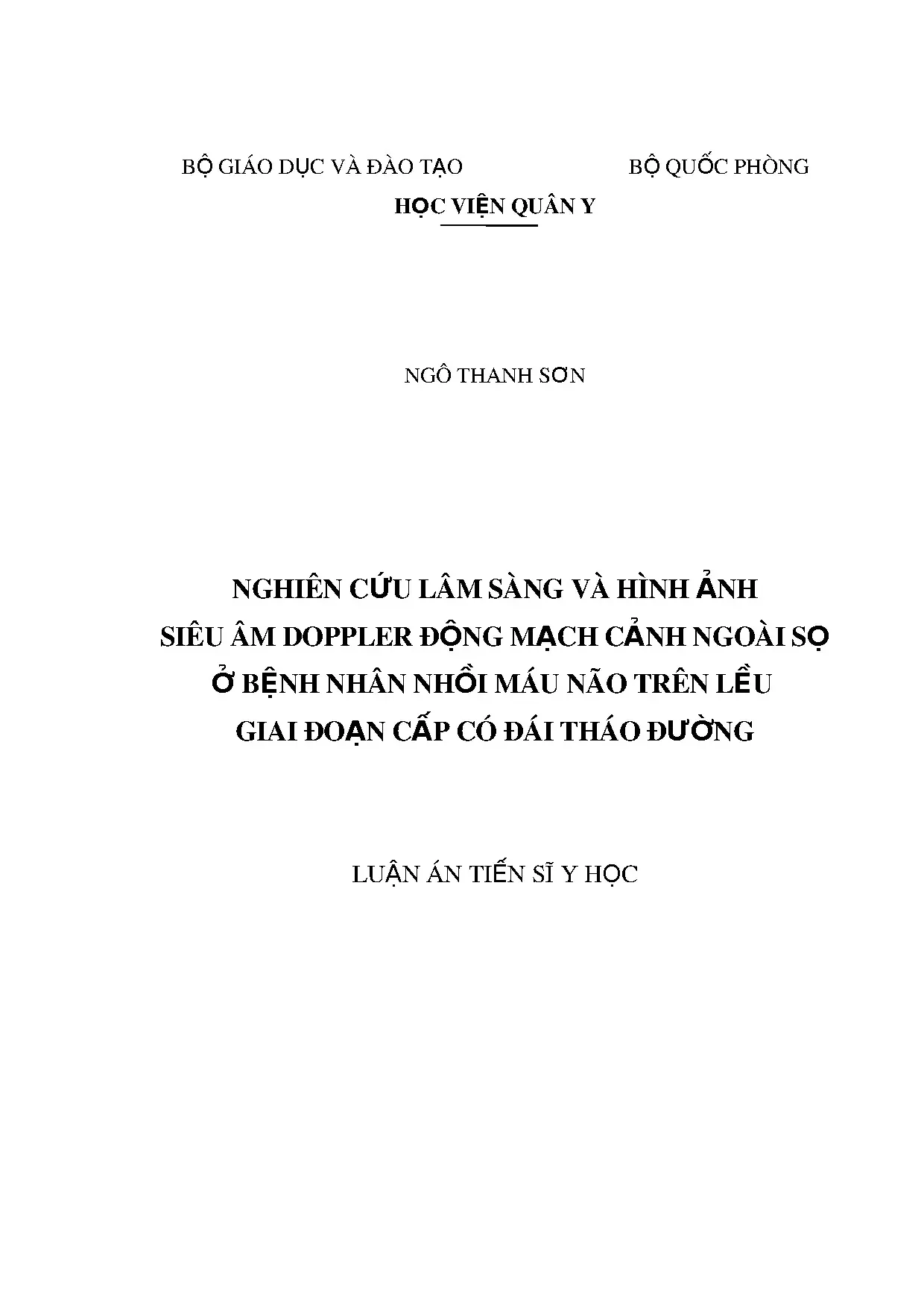 Siêu âm Doppler động mạch cảnh ngoài sọ ở bệnh nhân nhồi máu não có đái tháo đường