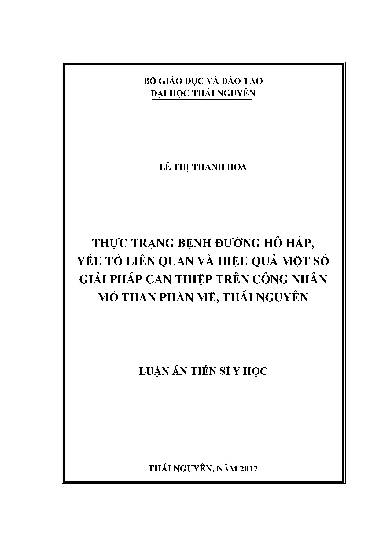 Bệnh hô hấp công nhân mỏ than Phấn Mễ: Thực trạng & giải pháp