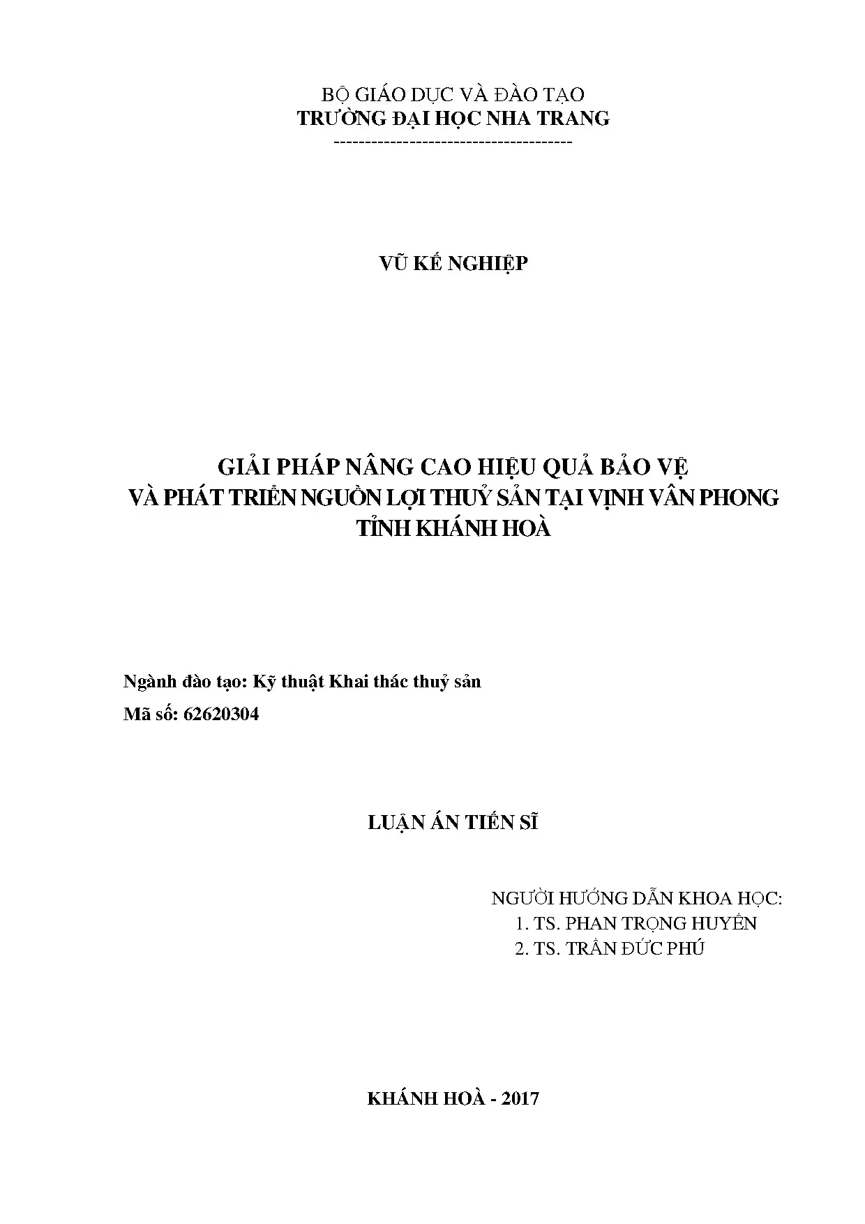 Nâng cao hiệu quả bảo vệ nguồn lợi thủy sản Vịnh Vân Phong