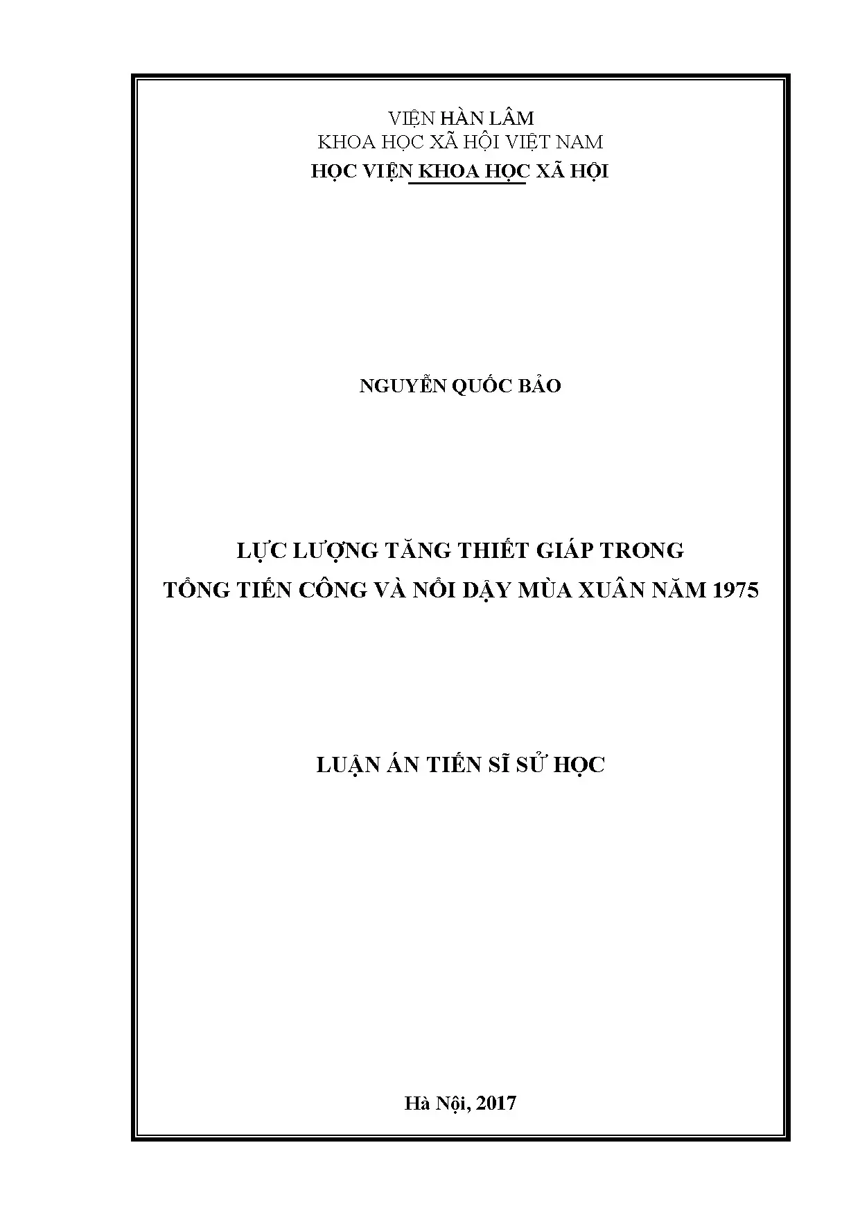 Lực lượng tăng thiết giáp trong Tổng tiến công mùa Xuân 1975