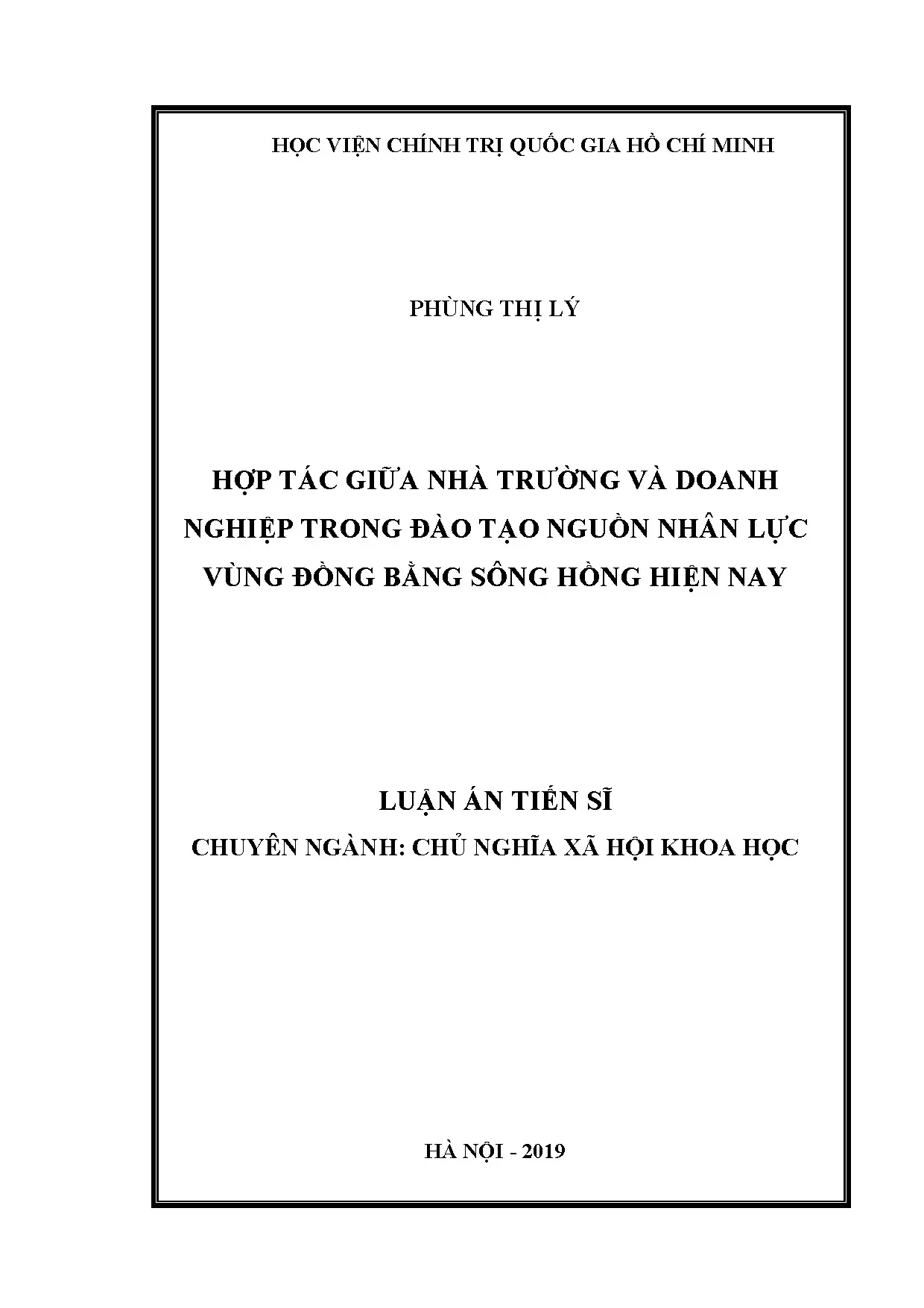 Nghiên cứu hợp tác giữa nhà trường và doanh nghiệp