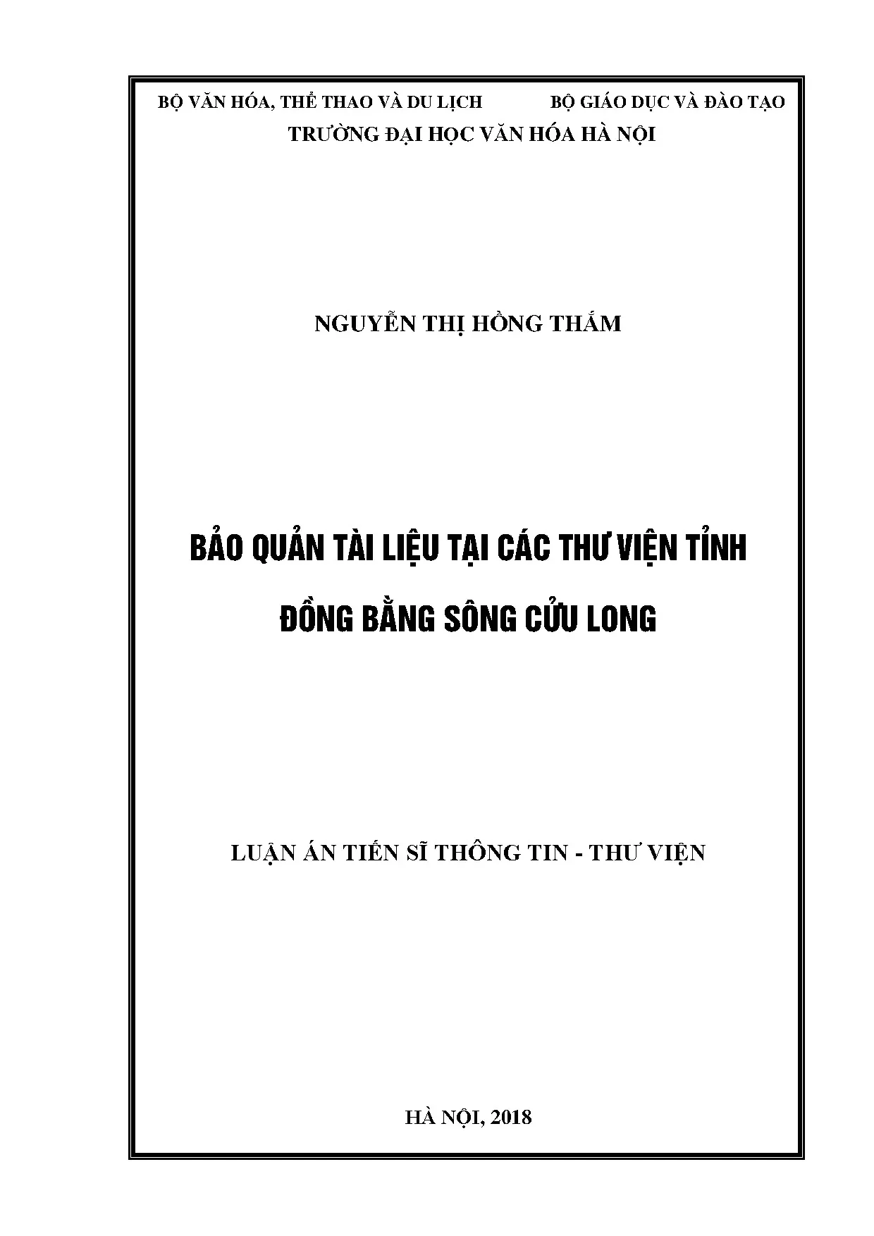 Bảo quản tài liệu thư viện tỉnh Đồng bằng sông Cửu Long