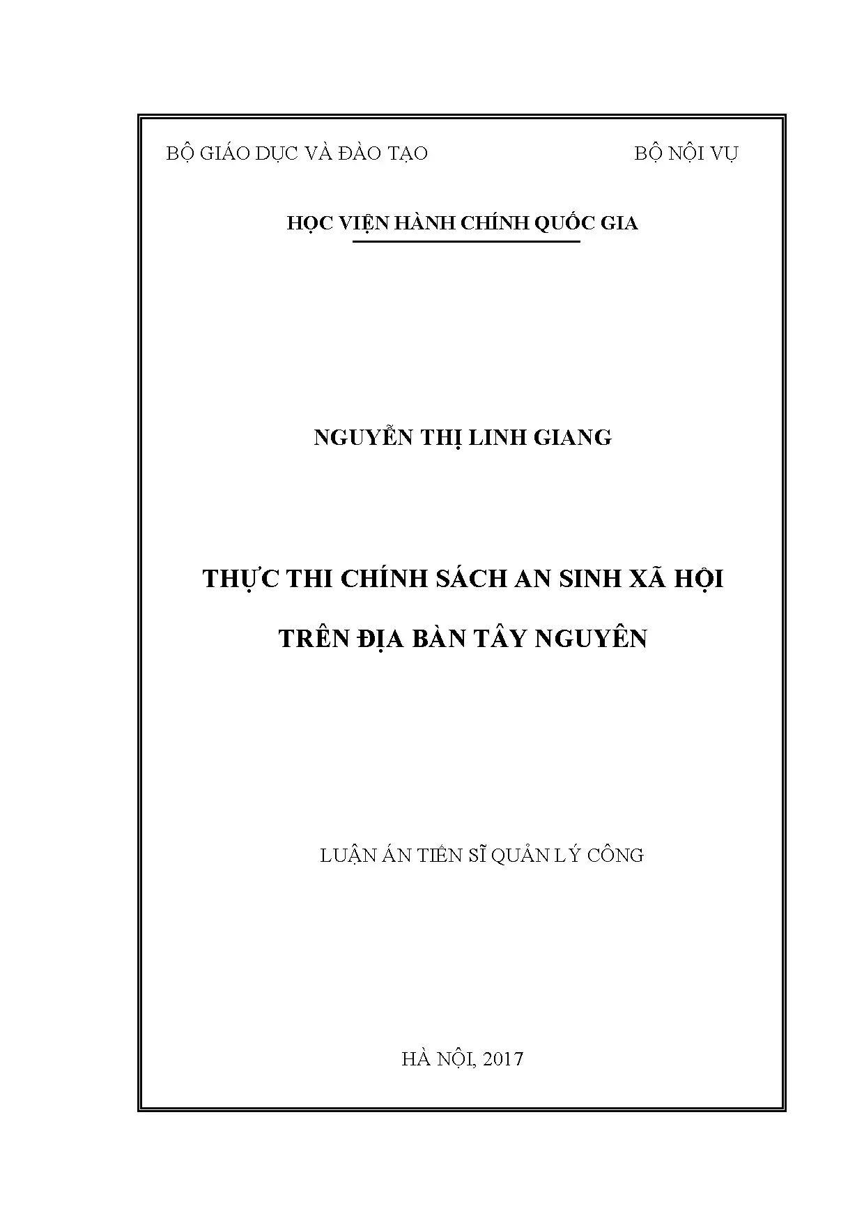Thực thi chính sách an sinh xã hội vùng Tây Nguyên