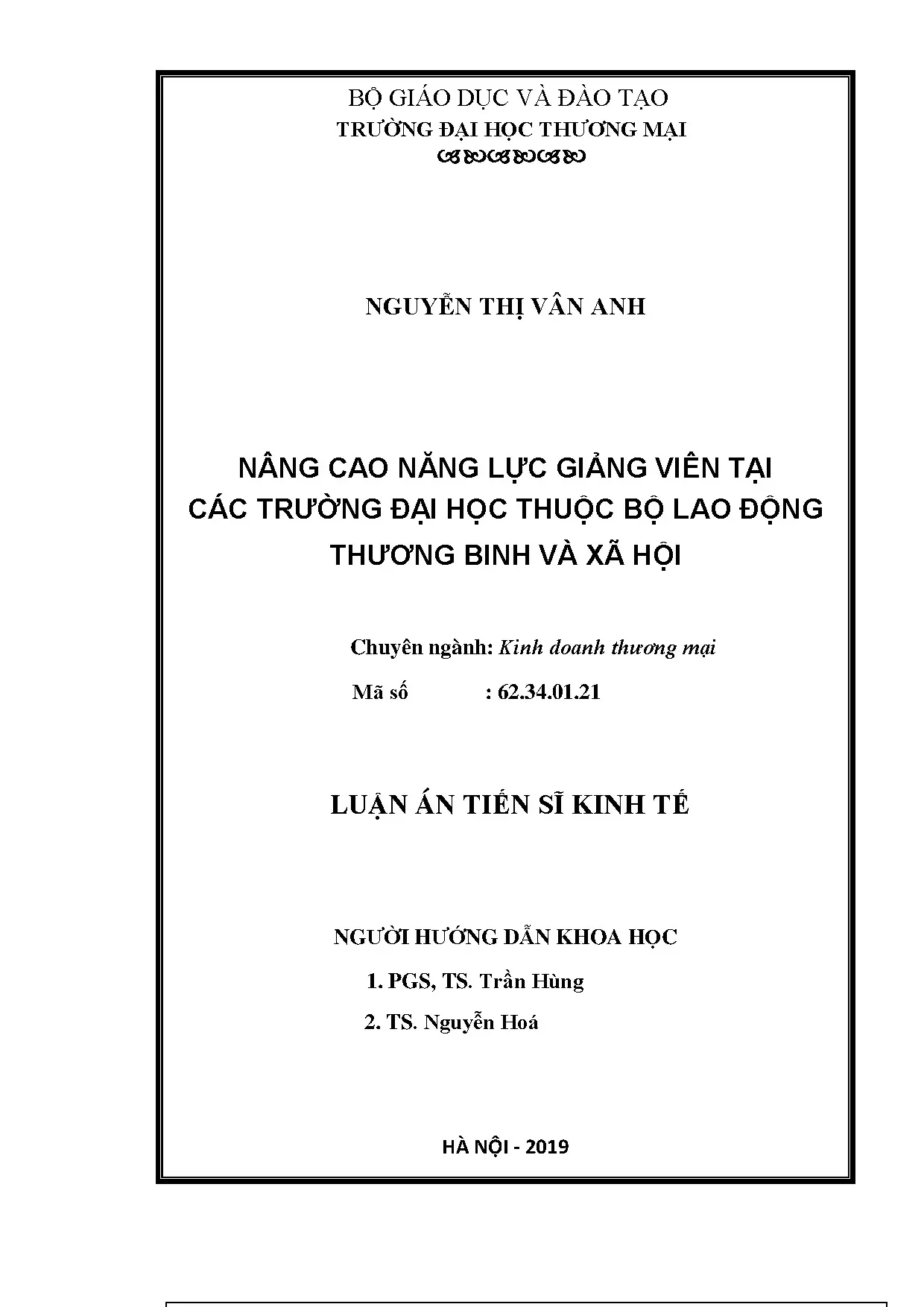 Nâng cao năng lực giảng viên tại các trường đại học thuộc Bộ LĐ-TB&XH