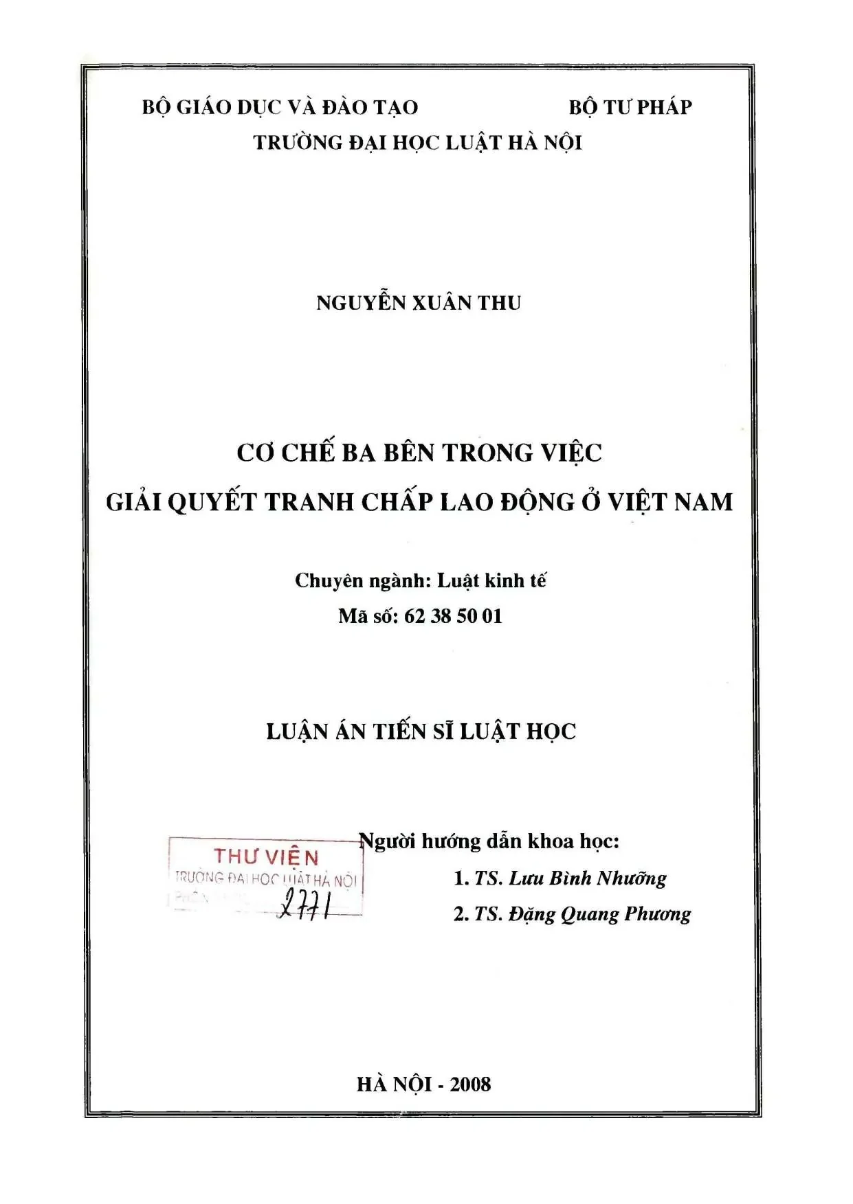 Cơ chế ba bên trong giải quyết tranh chấp lao động Việt Nam