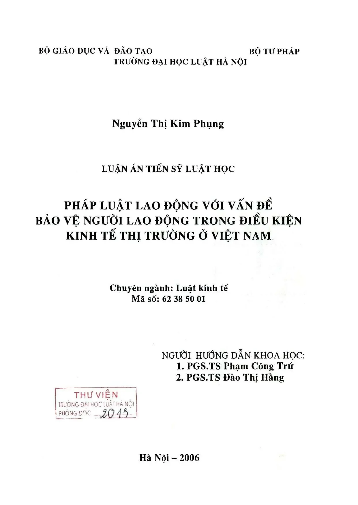 Pháp luật lao động bảo vệ người lao động kinh tế thị trường
