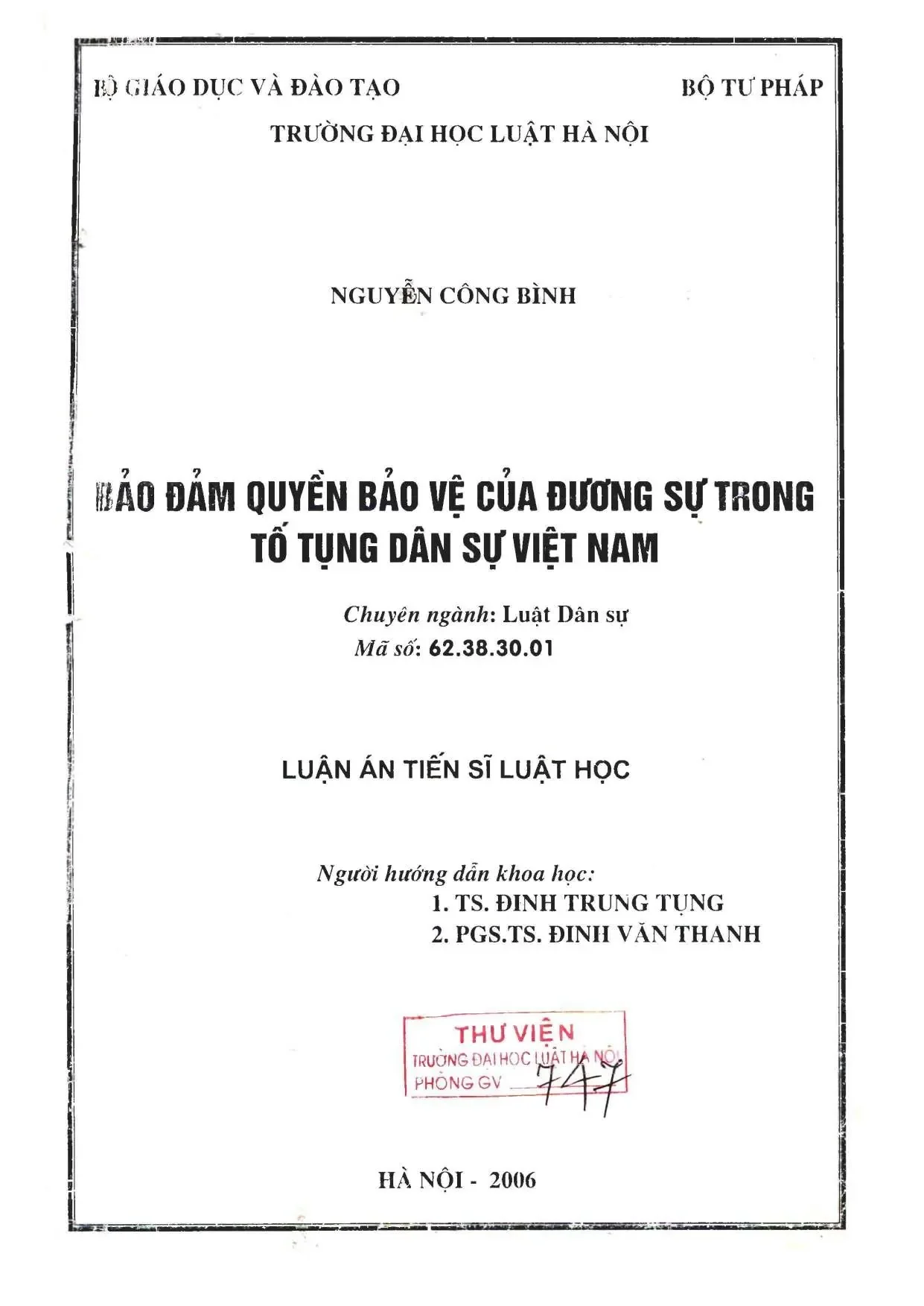 Bảo đảm quyền bảo vệ của đương sự trong tố tụng dân sự