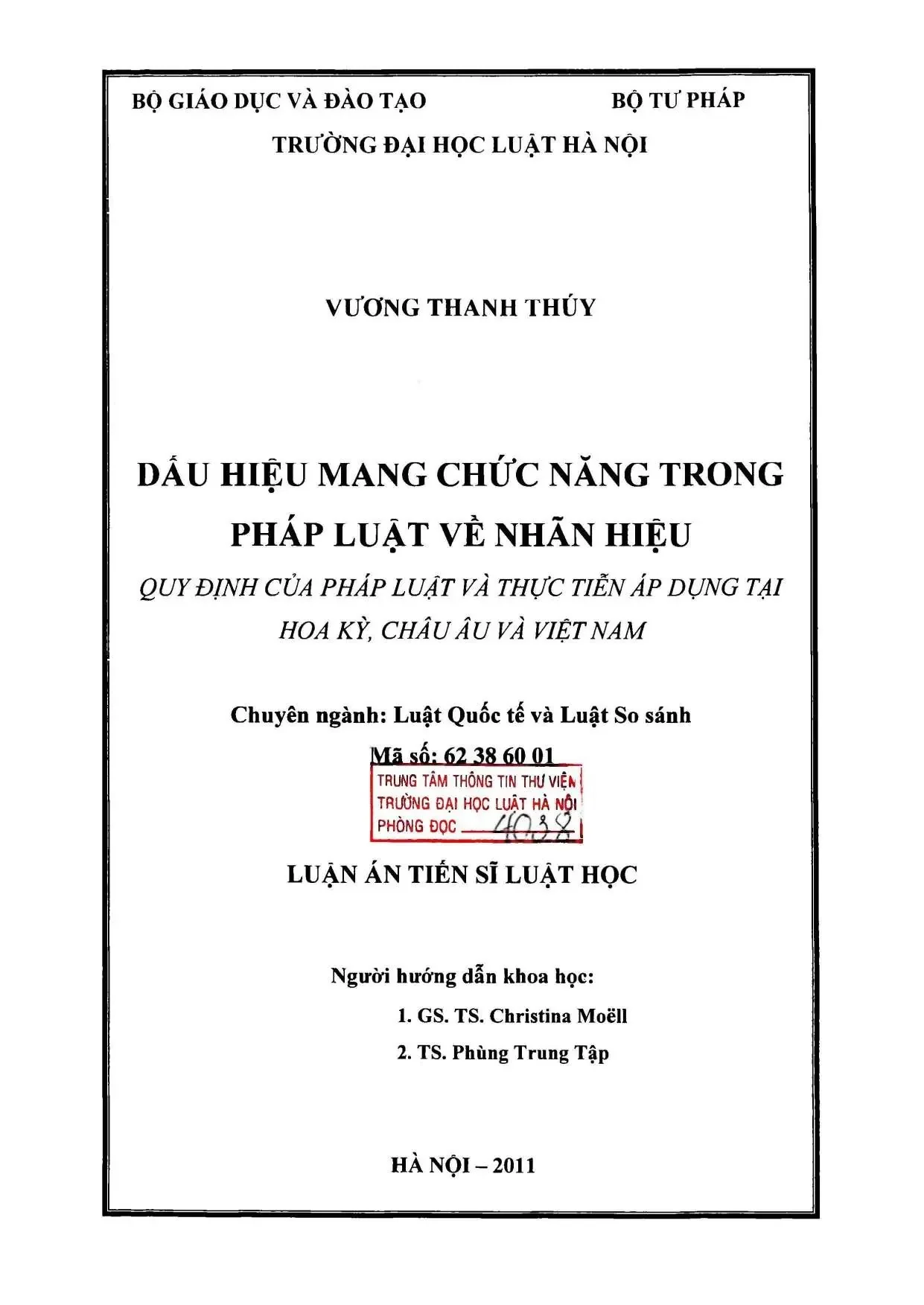 Dấu hiệu chức năng trong luật nhãn hiệu: Mỹ, Âu, Việt Nam