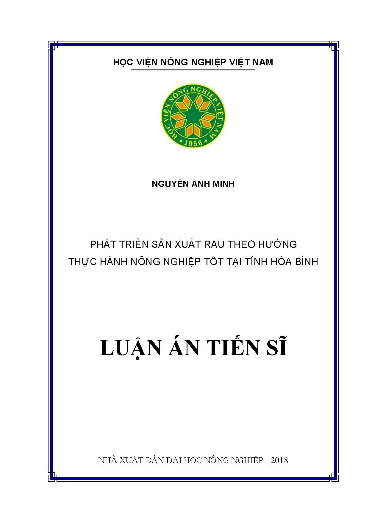 Phát triển sản xuất rau theo hướng thực hành nông nghiệp tốt