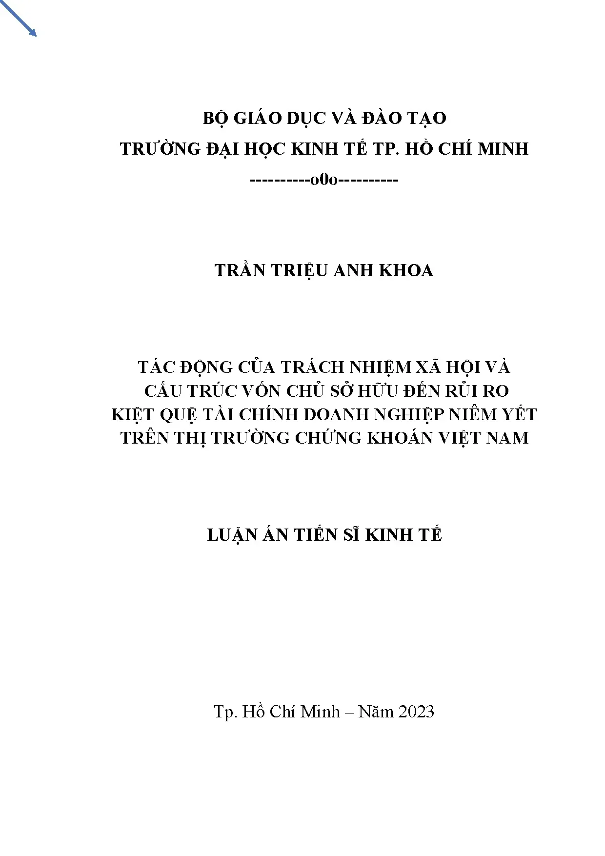 Trách nhiệm xã hội, cấu trúc VCSH và rủi ro kiệt quệ tài chính doanh nghiệp niêm yết