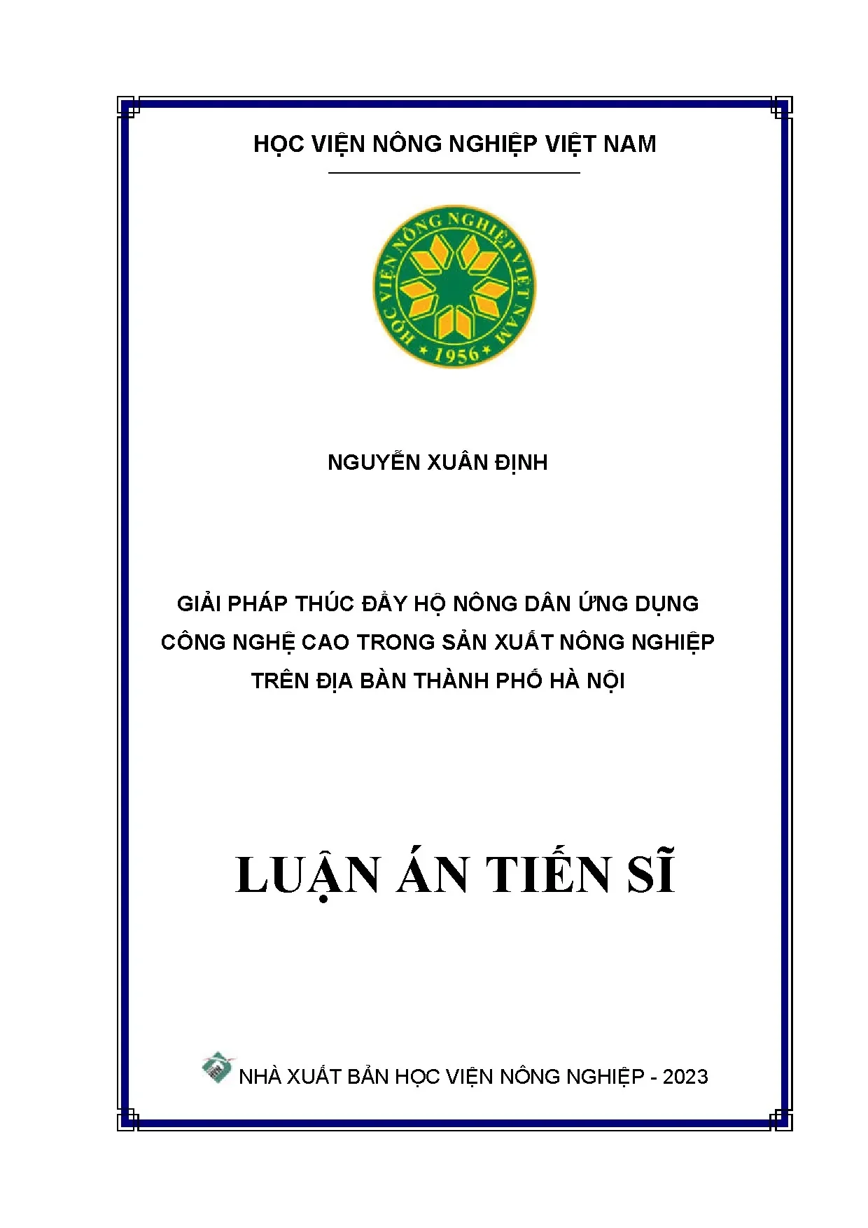 Thúc đẩy nông dân Hà Nội ứng dụng công nghệ cao nông nghiệp