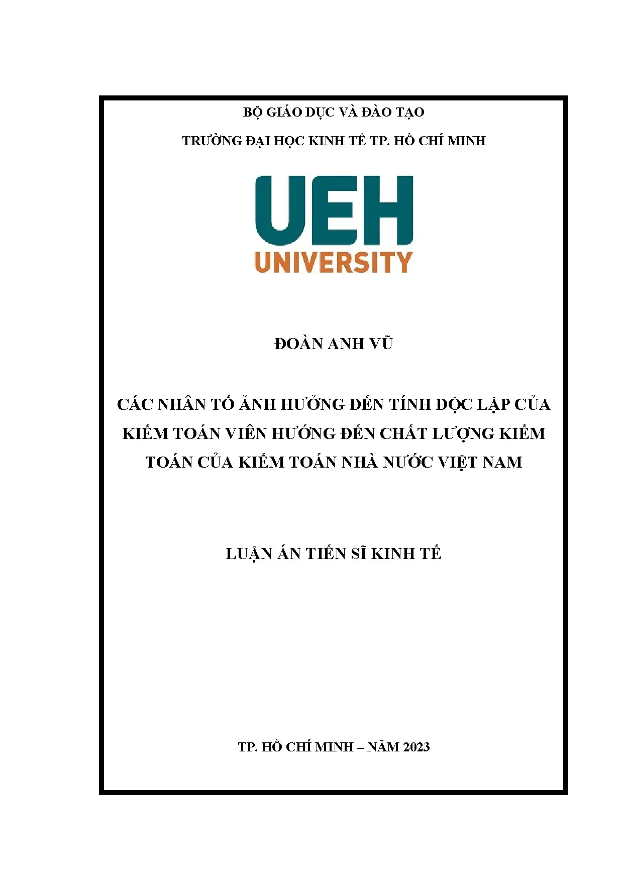 Các nhân tố ảnh hưởng đến tính độc lập của kiểm toán viên