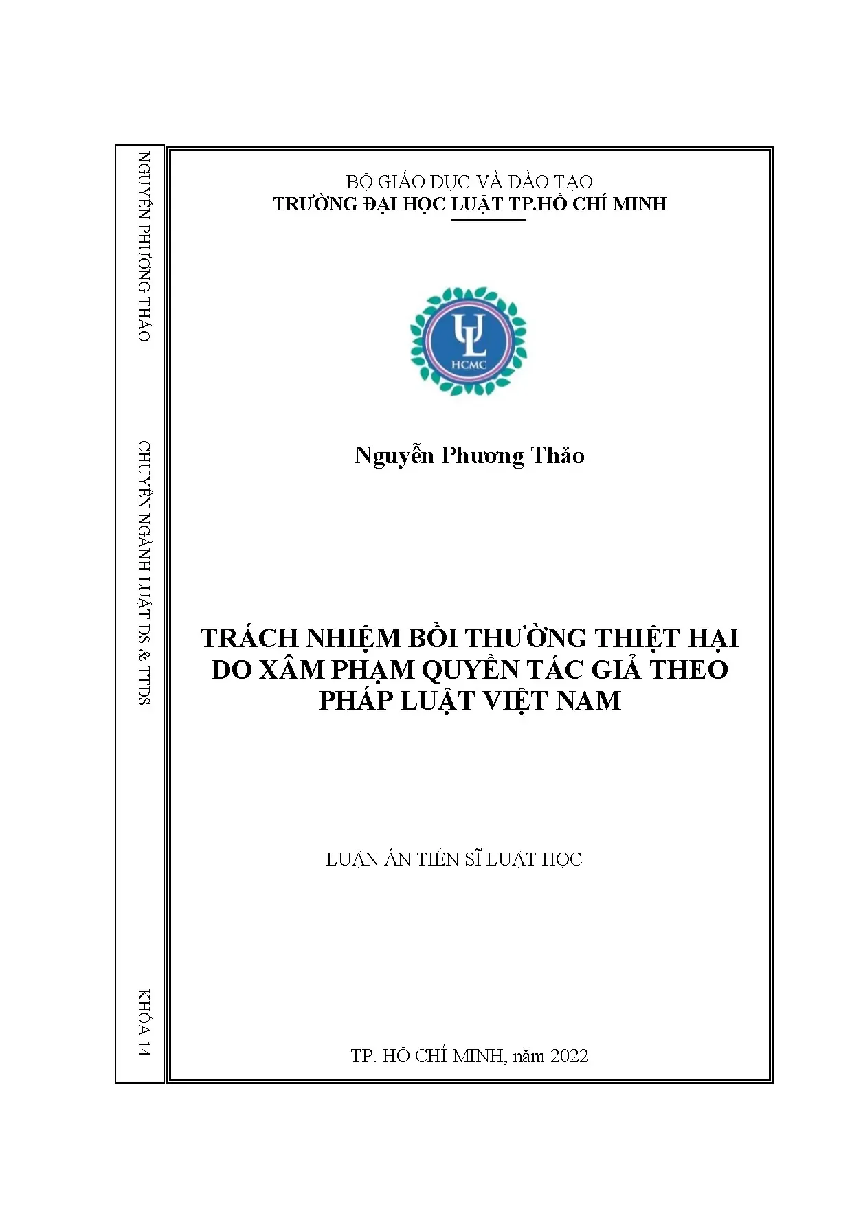 Luận án tiến sĩ trách nhiệm bồi thường thiệt hại do xâm phạm